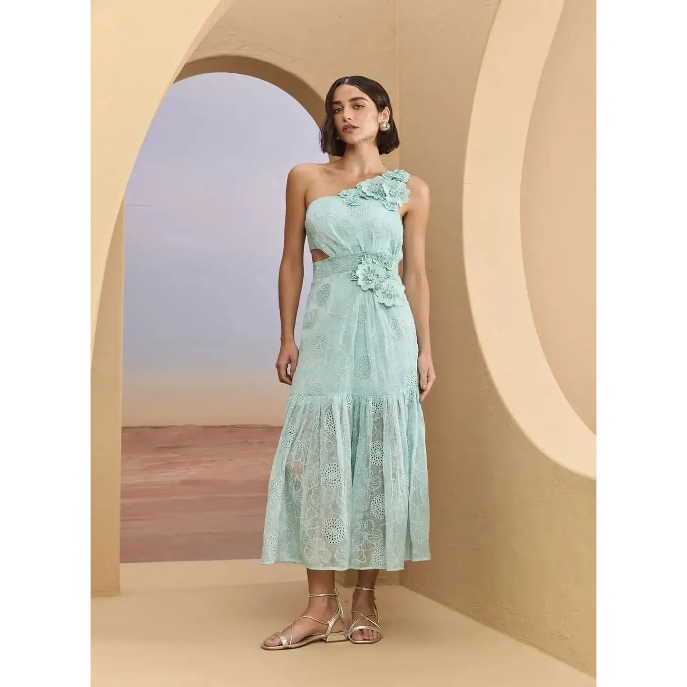 MIDI CHIFFON DRESS