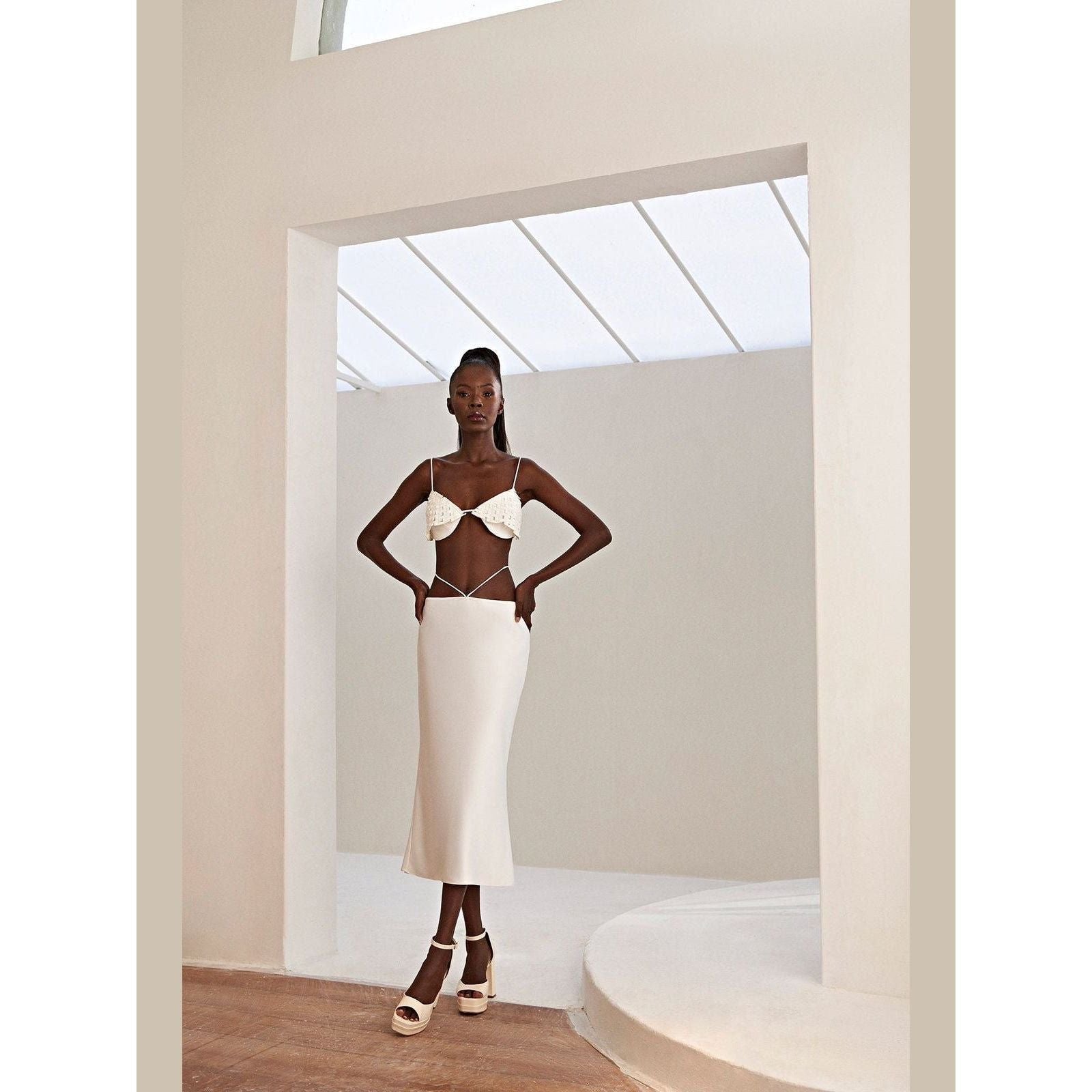 HL SAIA MIDI ELEGANCE SKIRT