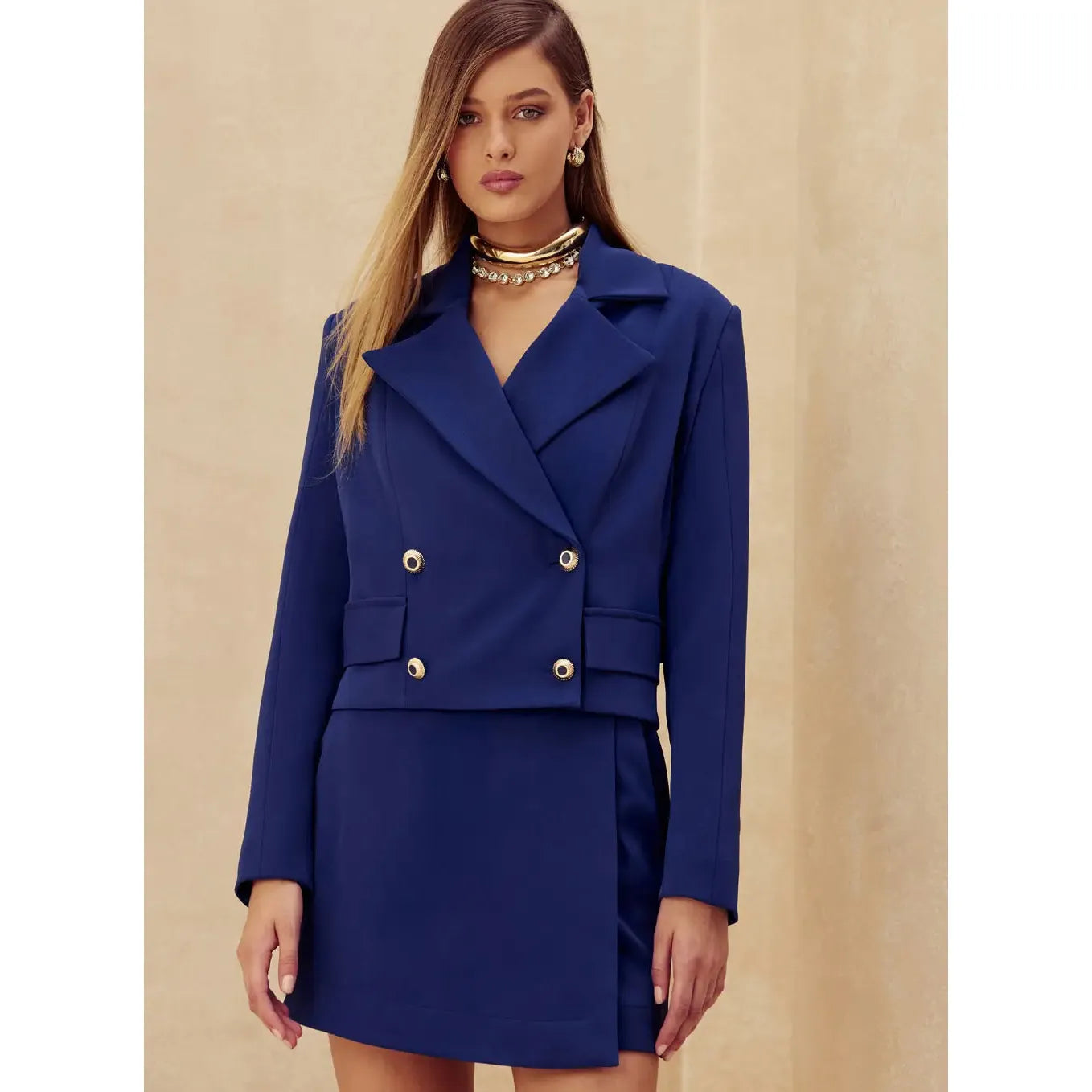 TD SKORT AND BLAZER SET