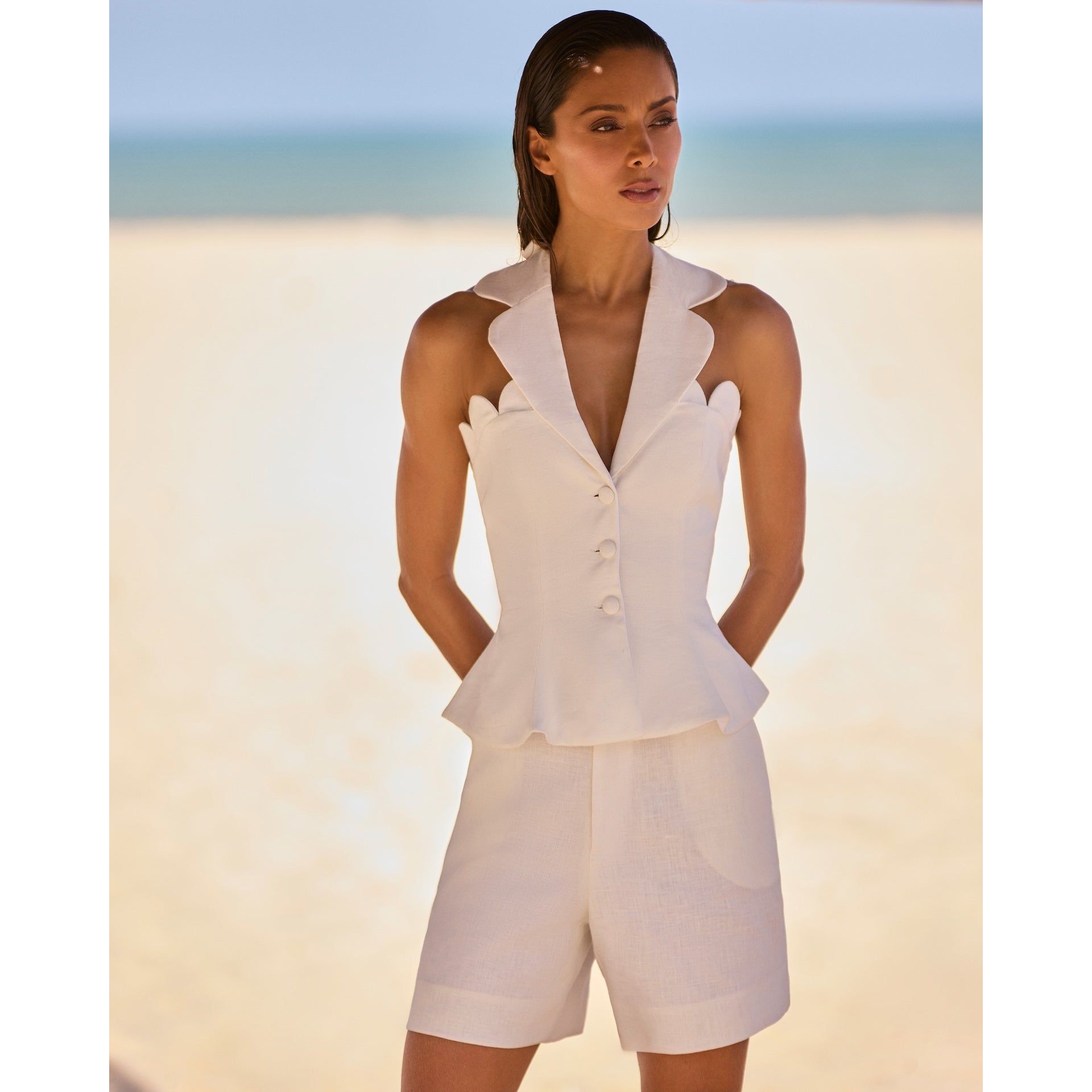 HL BERMUDA RESPINGOS WHITE
