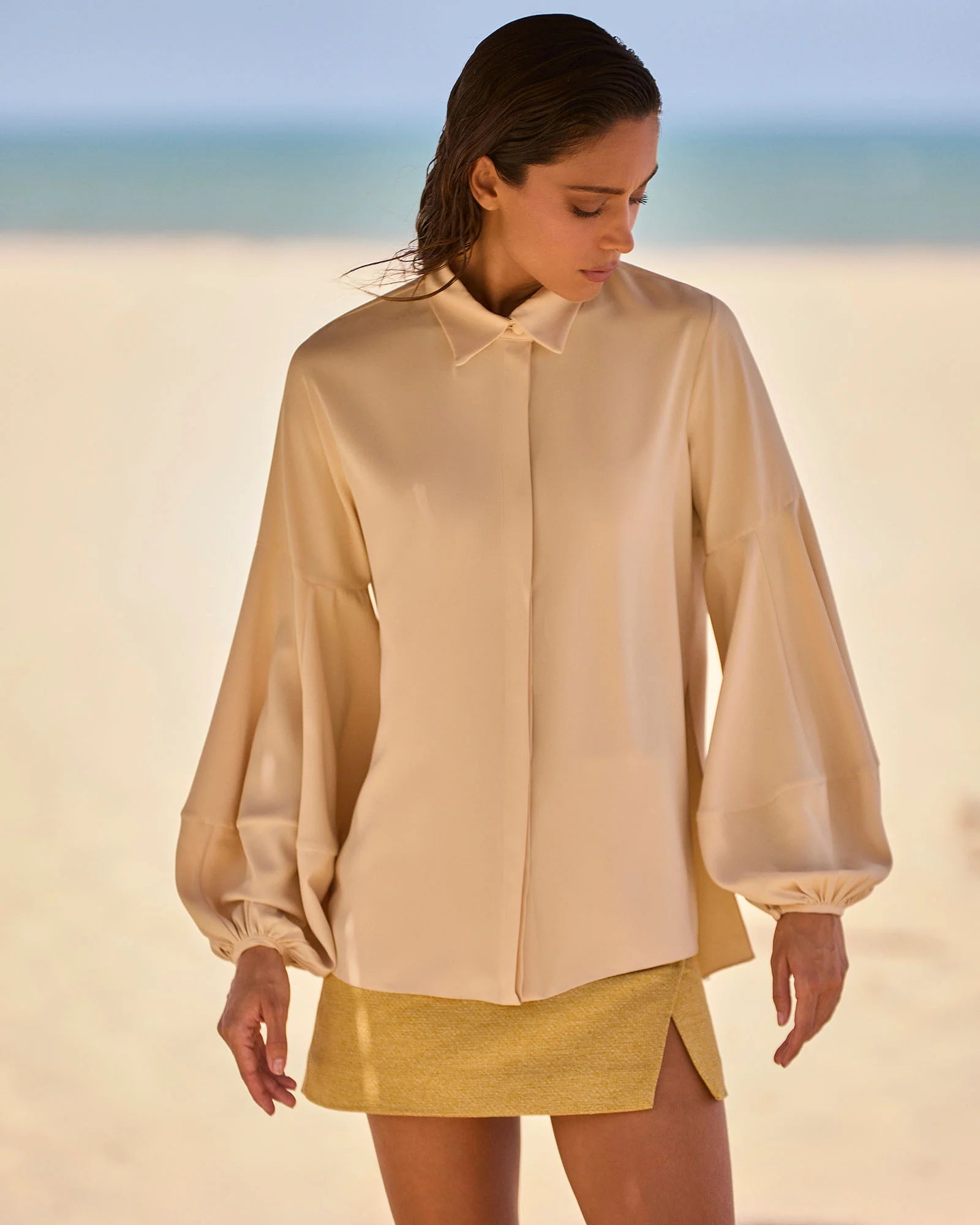 HL ECO VANILLA BLOUSE