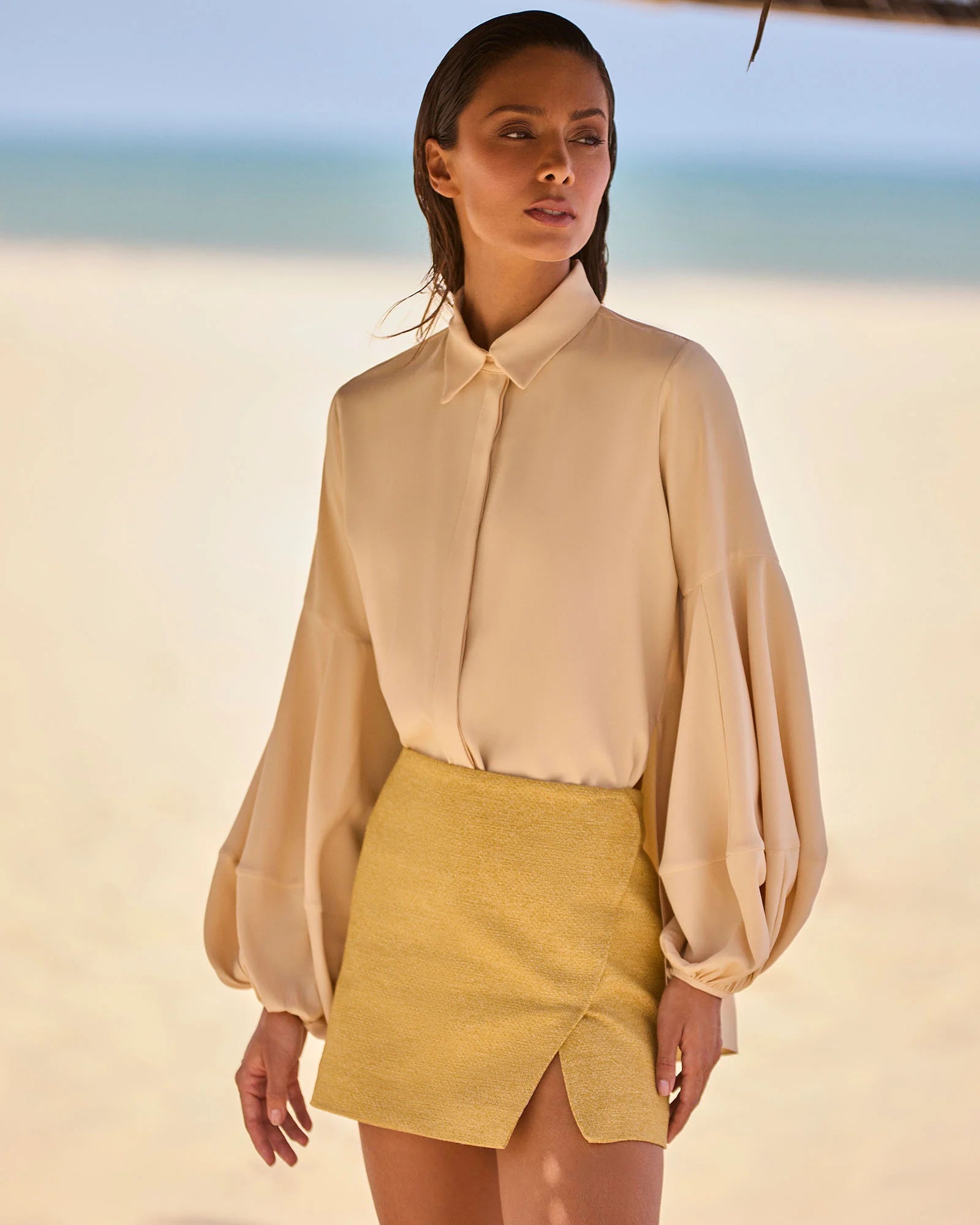 HL ECO VANILLA BLOUSE