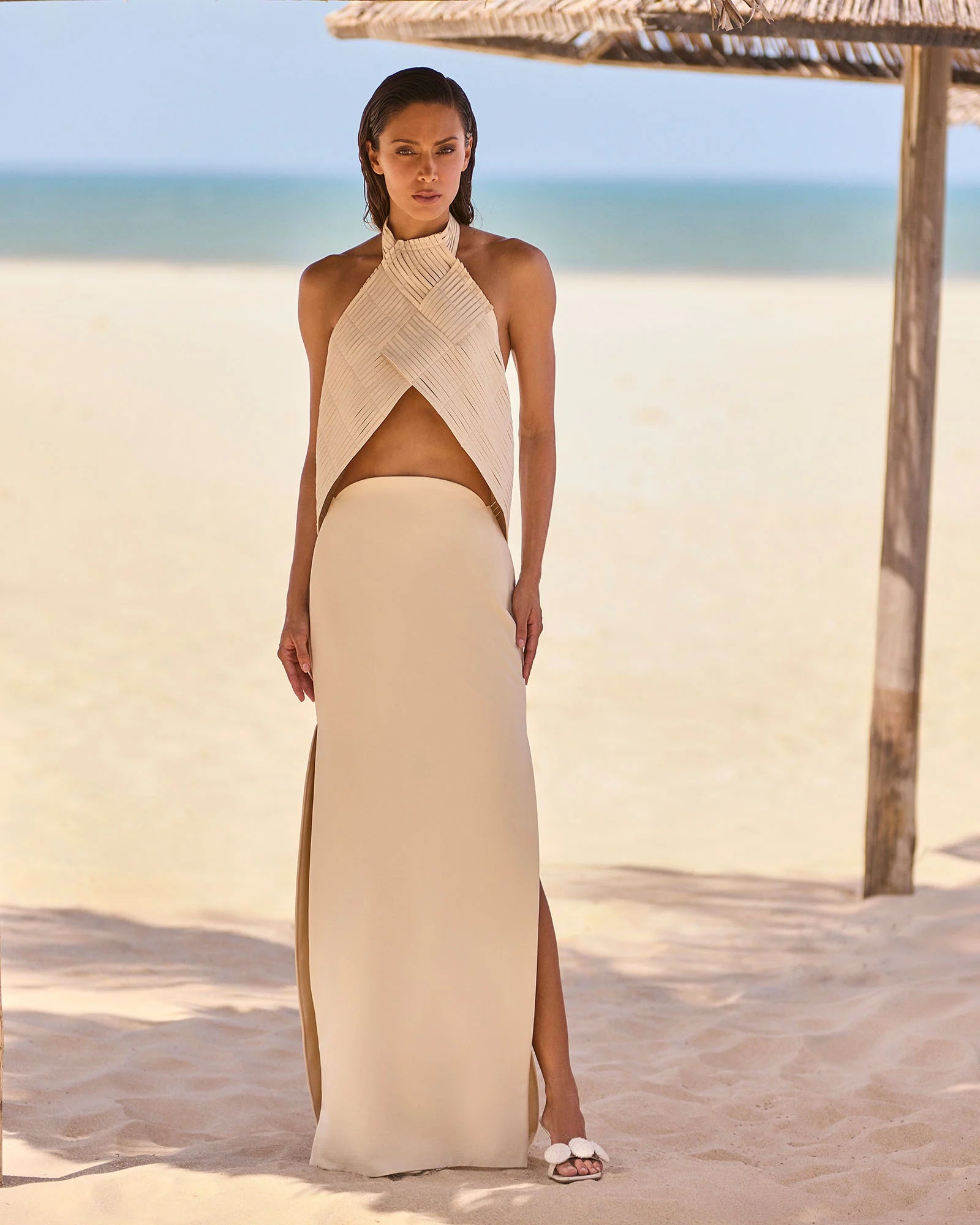 HL LONG CAULE SKIRT