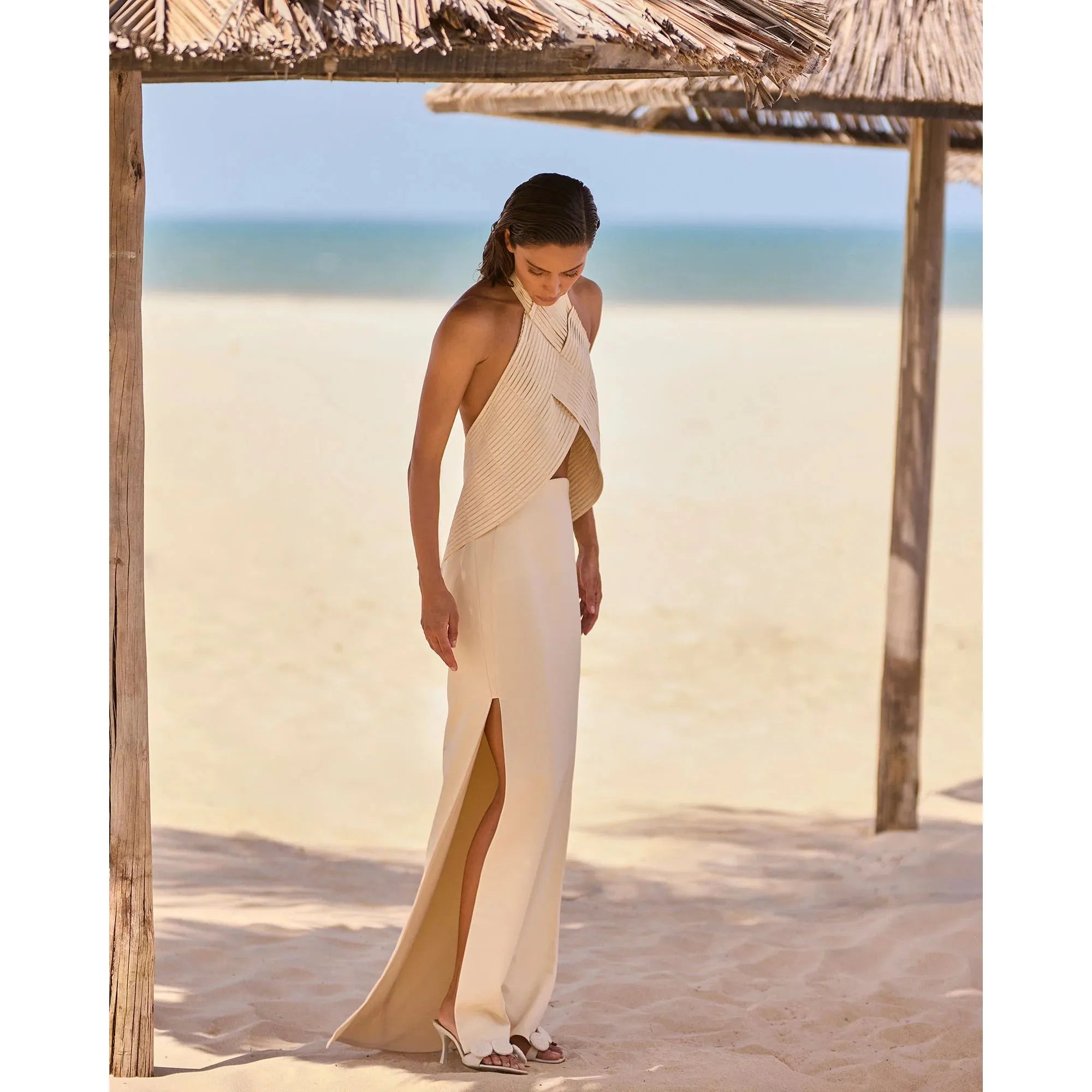 HL LONG CAULE SKIRT