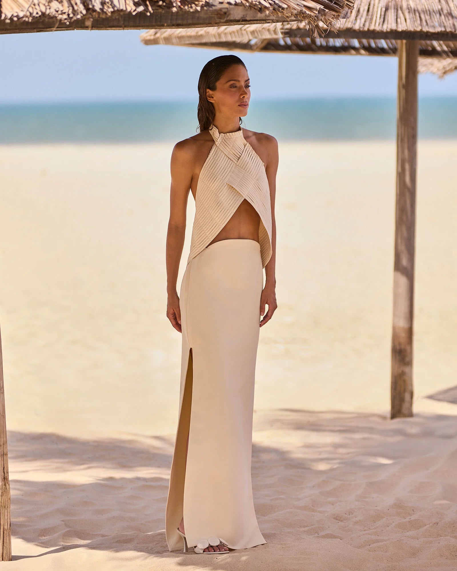 HL LONG CAULE SKIRT
