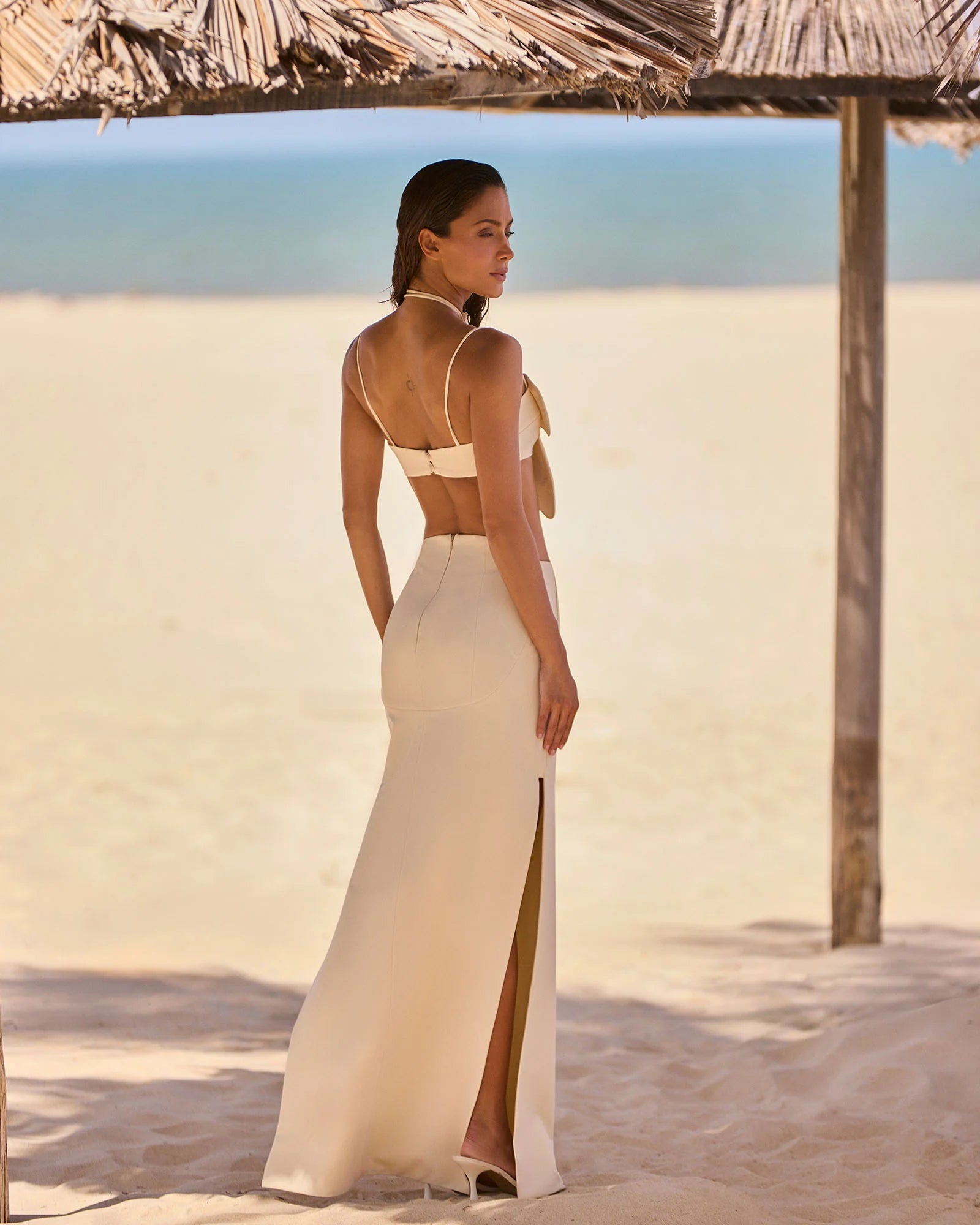 HL LONG CAULE SKIRT