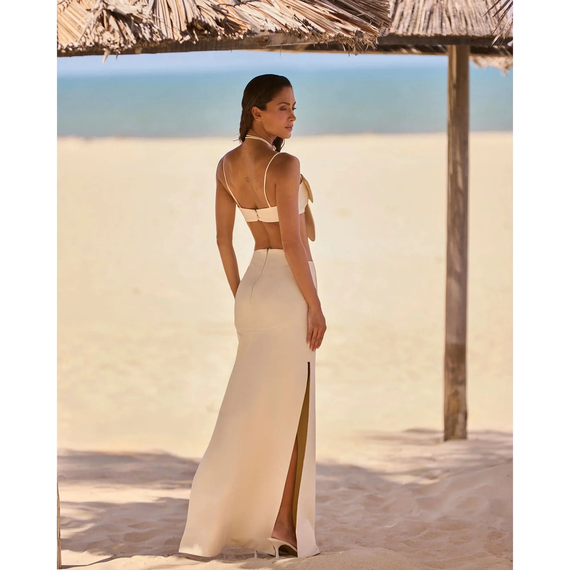 HL LONG CAULE SKIRT