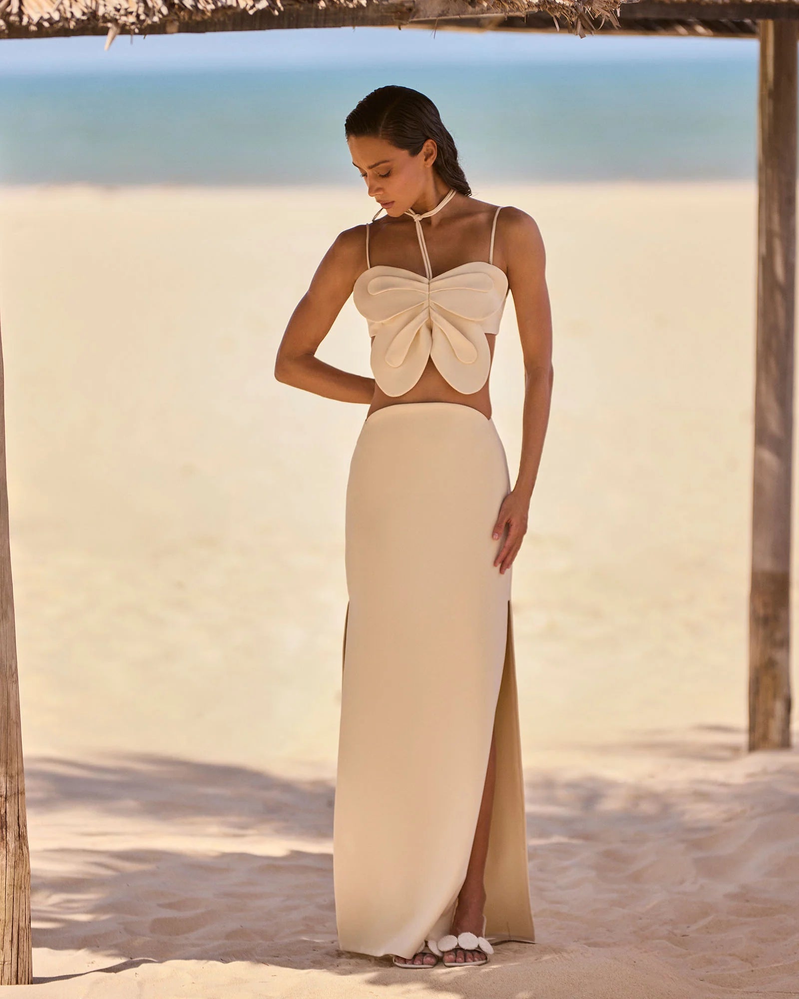 HL LONG CAULE SKIRT