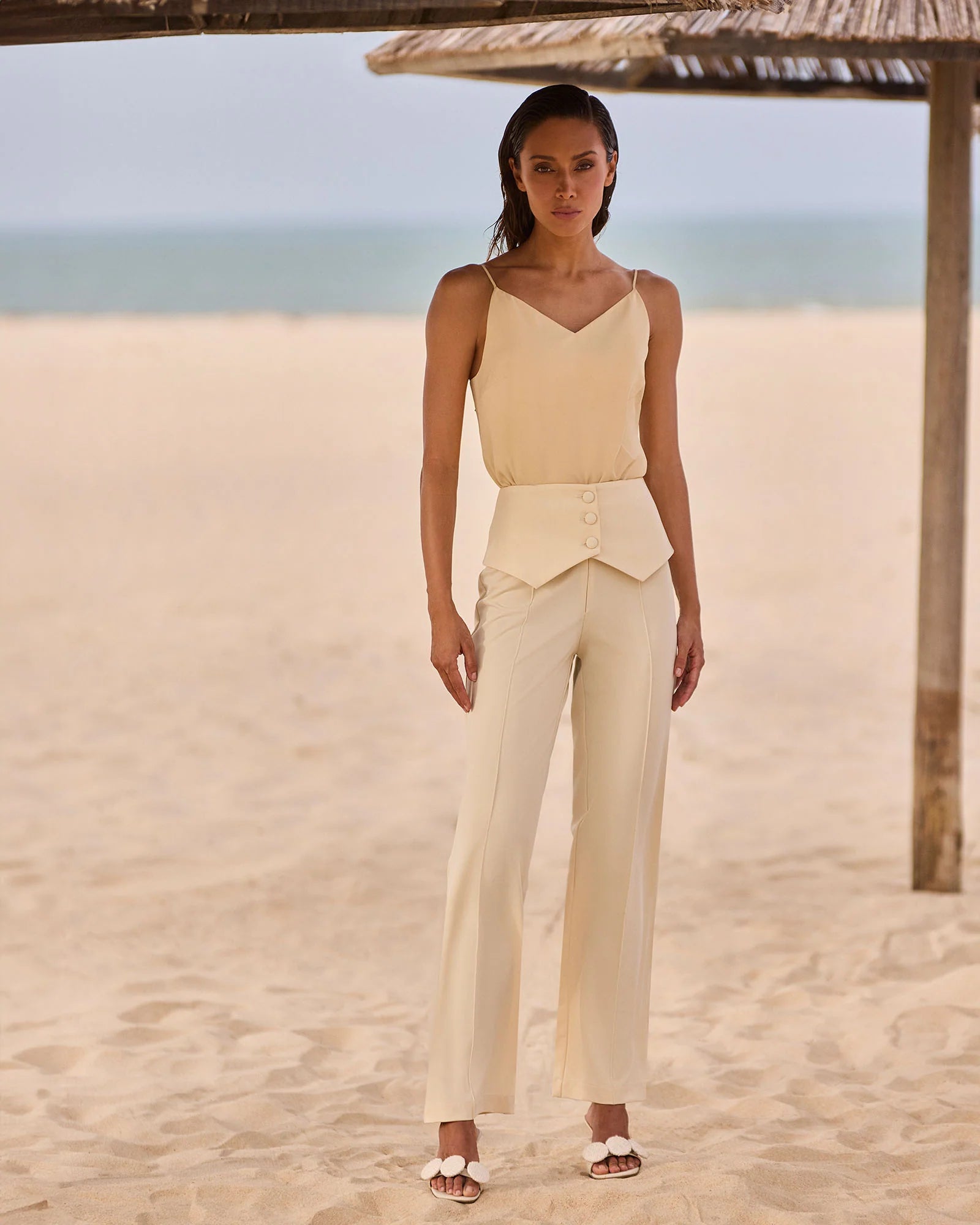 HL COLETE PANTS VANILLA