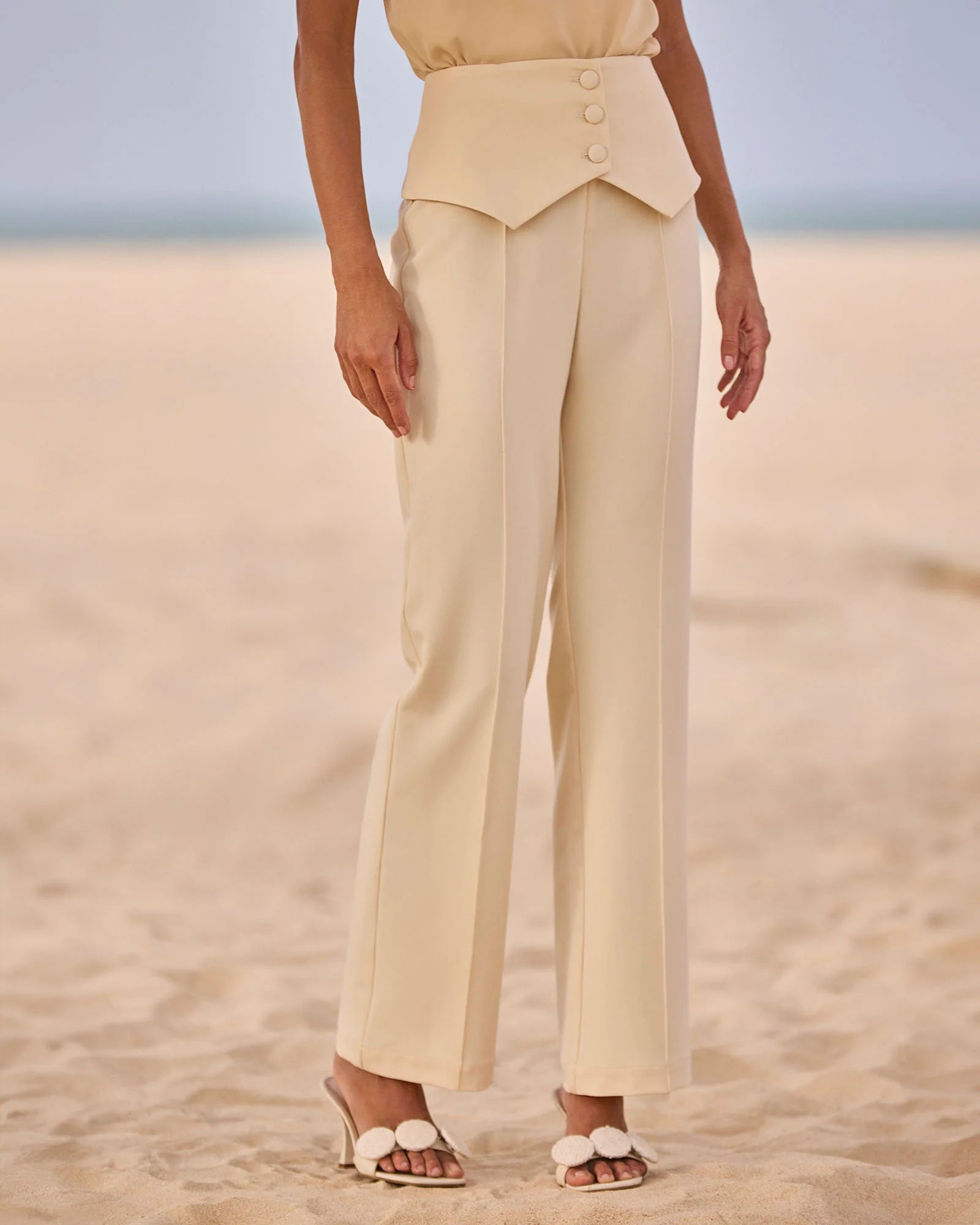 HL COLETE PANTS VANILLA