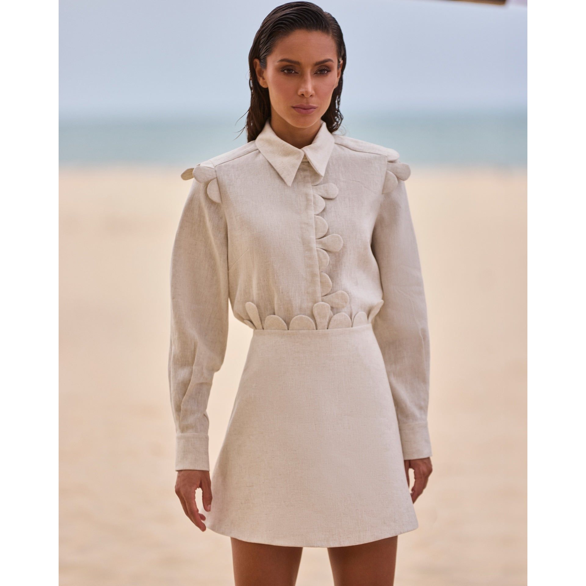 HL RESPINGOS LONG SLEEVE SHIRT NATURAL