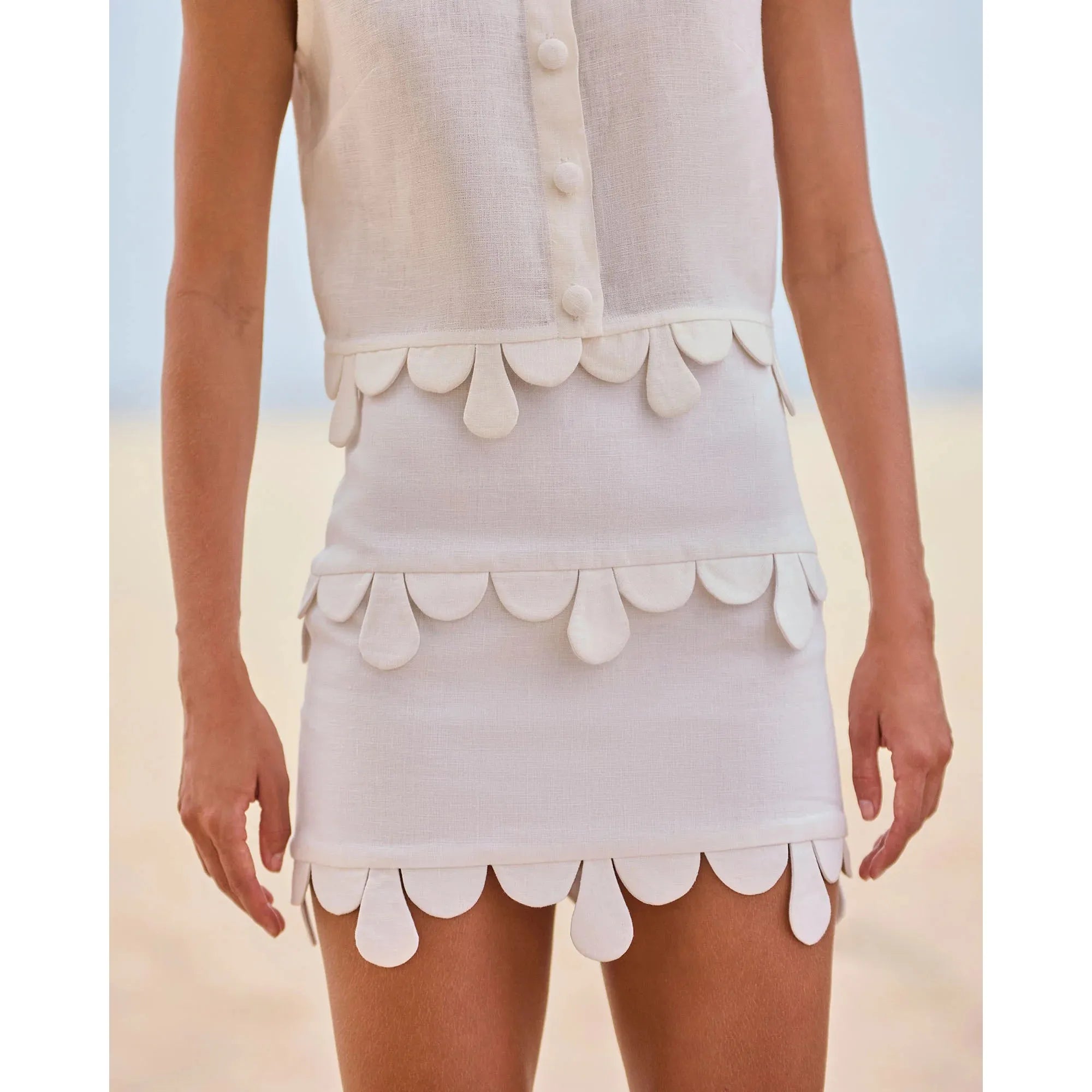 HL RESPINGOS SKIRT WHITE