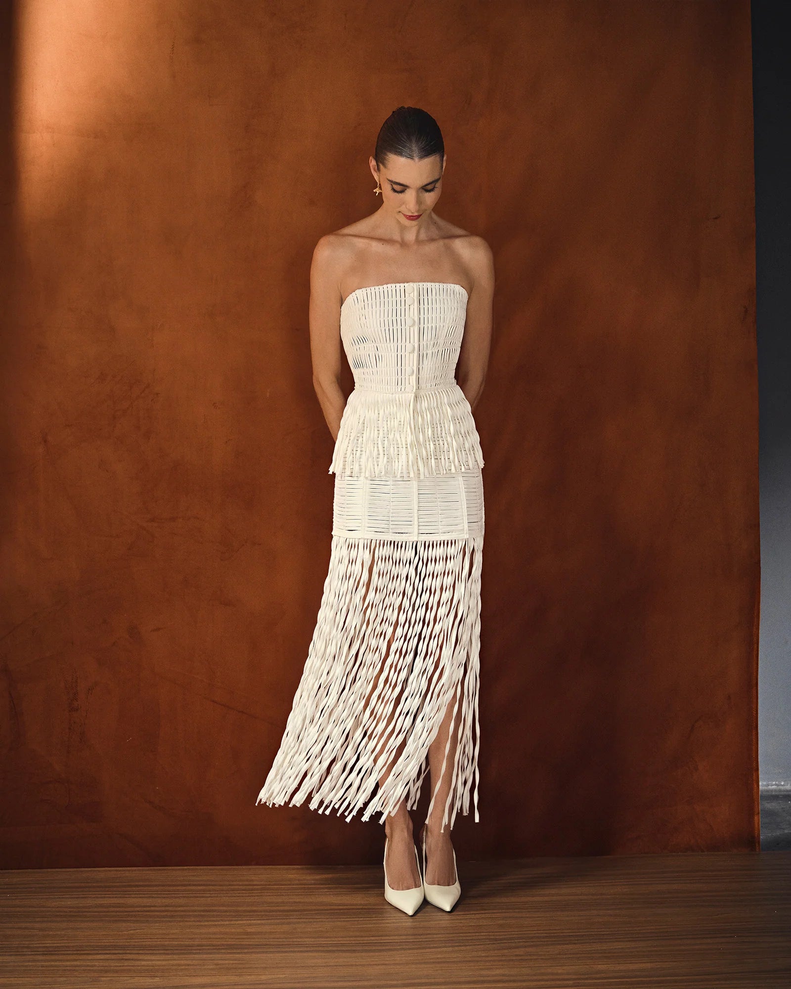 HL TRAMA CIPO SKIRT - WHITE