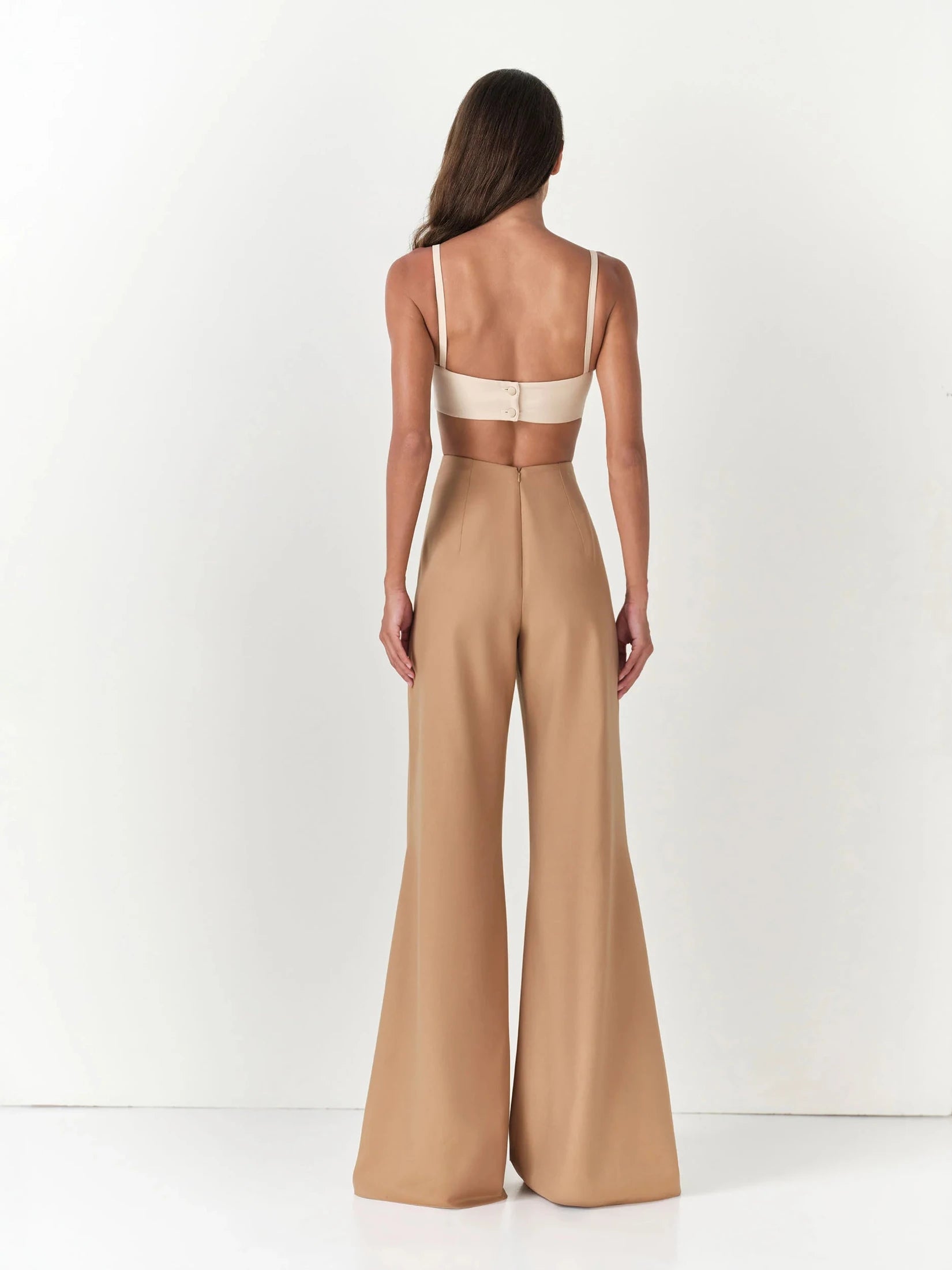 HL FLARE PANTS - BEIGE