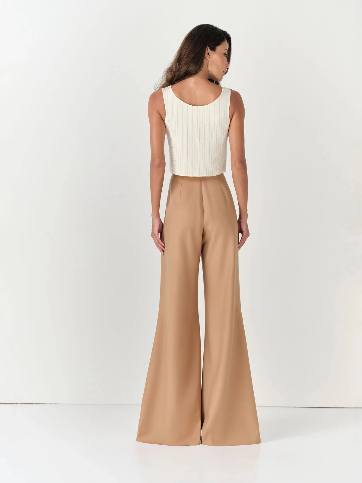 HL FLARE PANTS - BEIGE