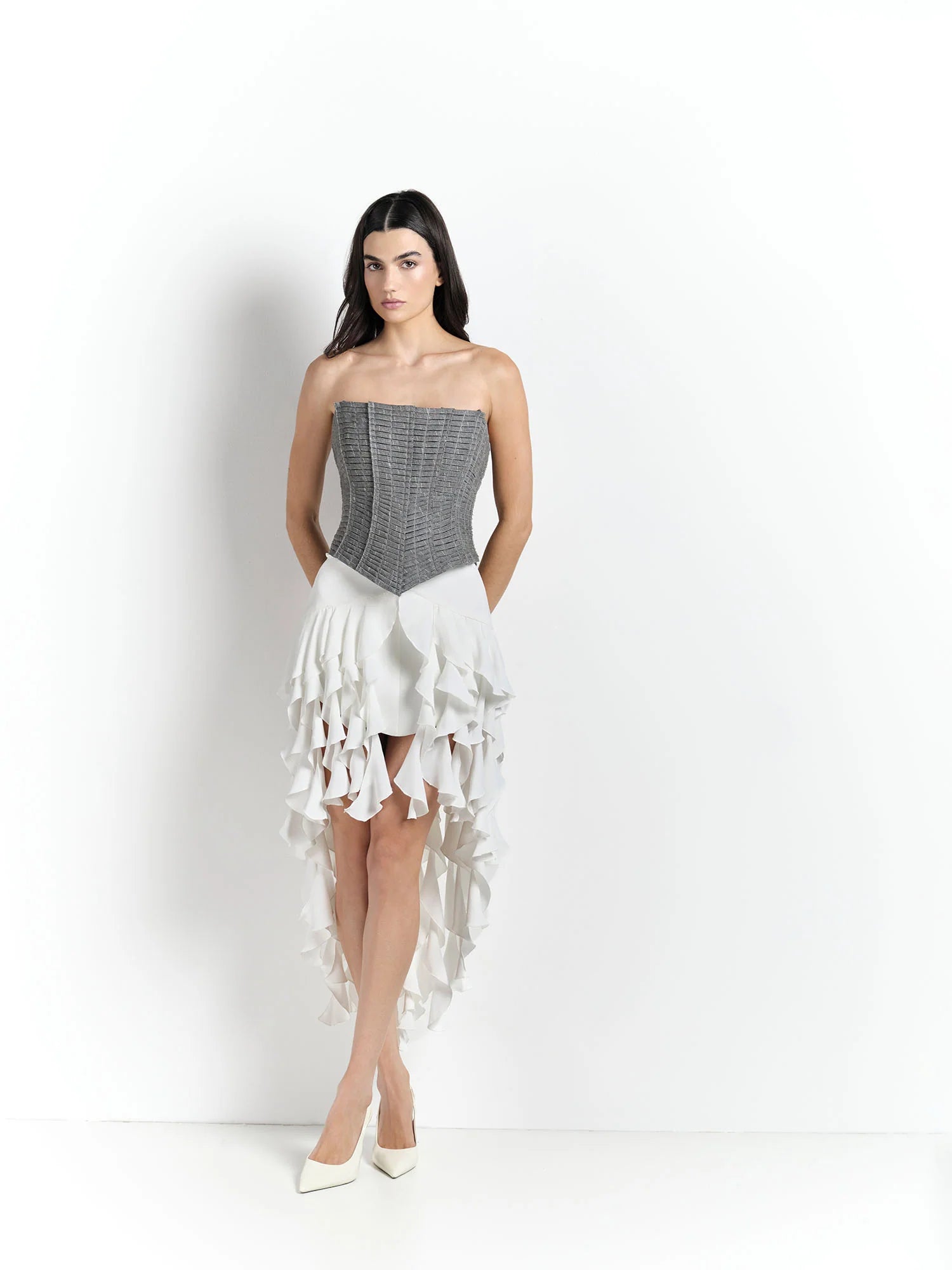 HL CORSET VEIS - GRAY