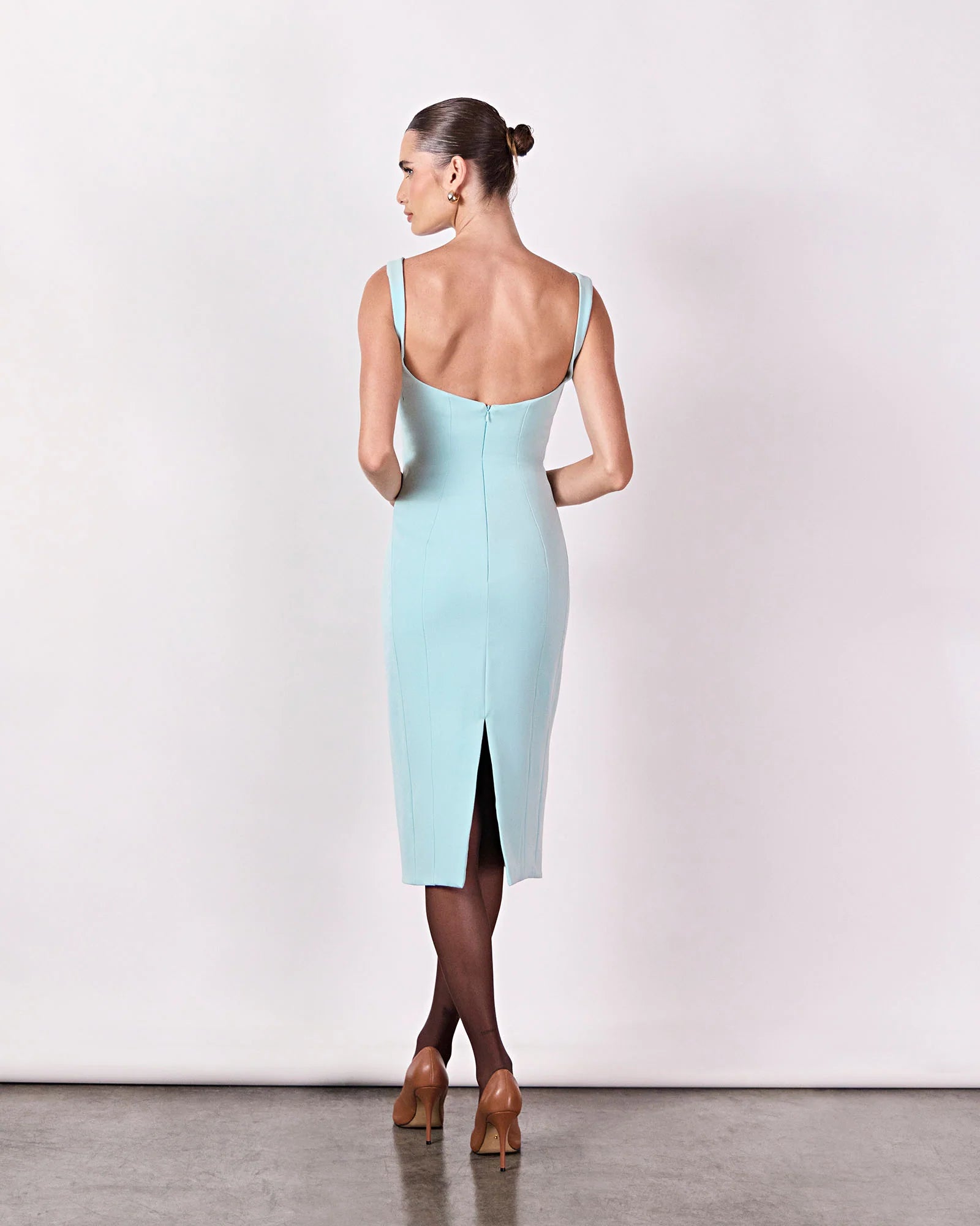 HL MOULAGE DRESS - BLUE