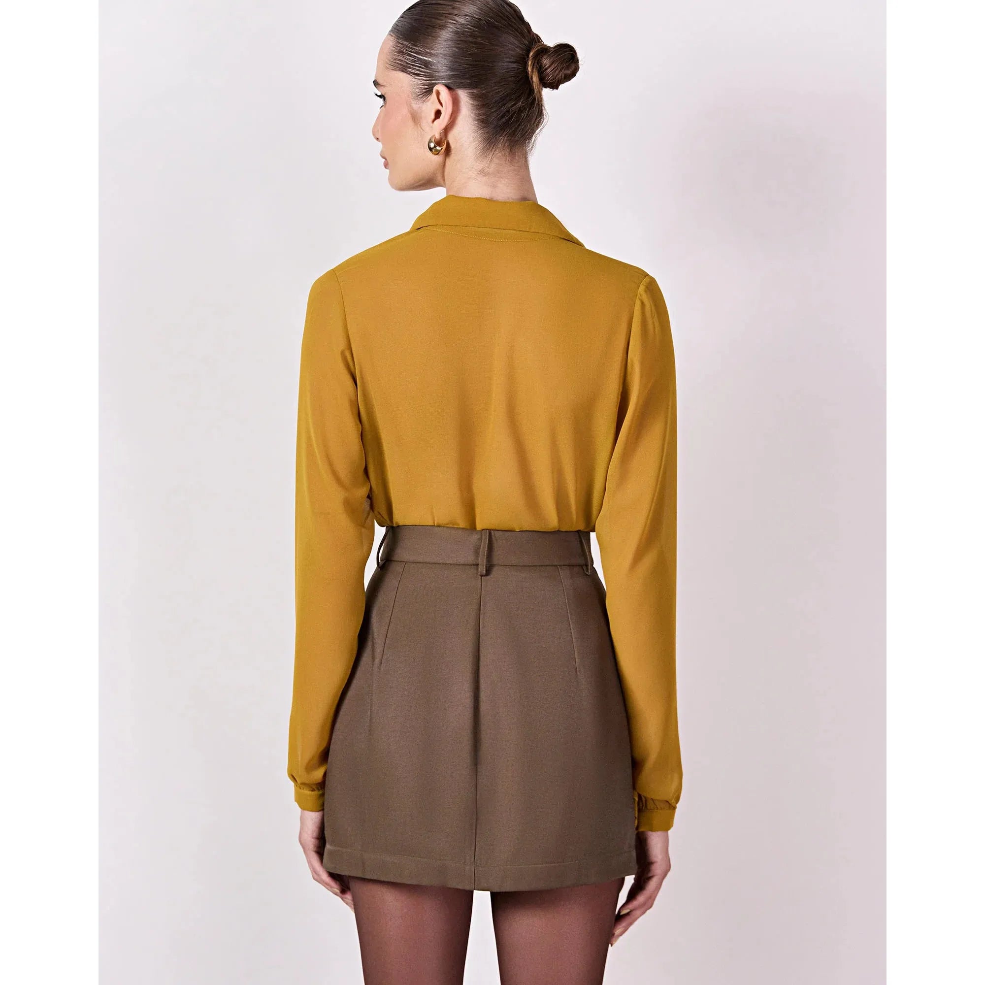 HL SHORT ESSENTIAL SKIRTN - GREEN