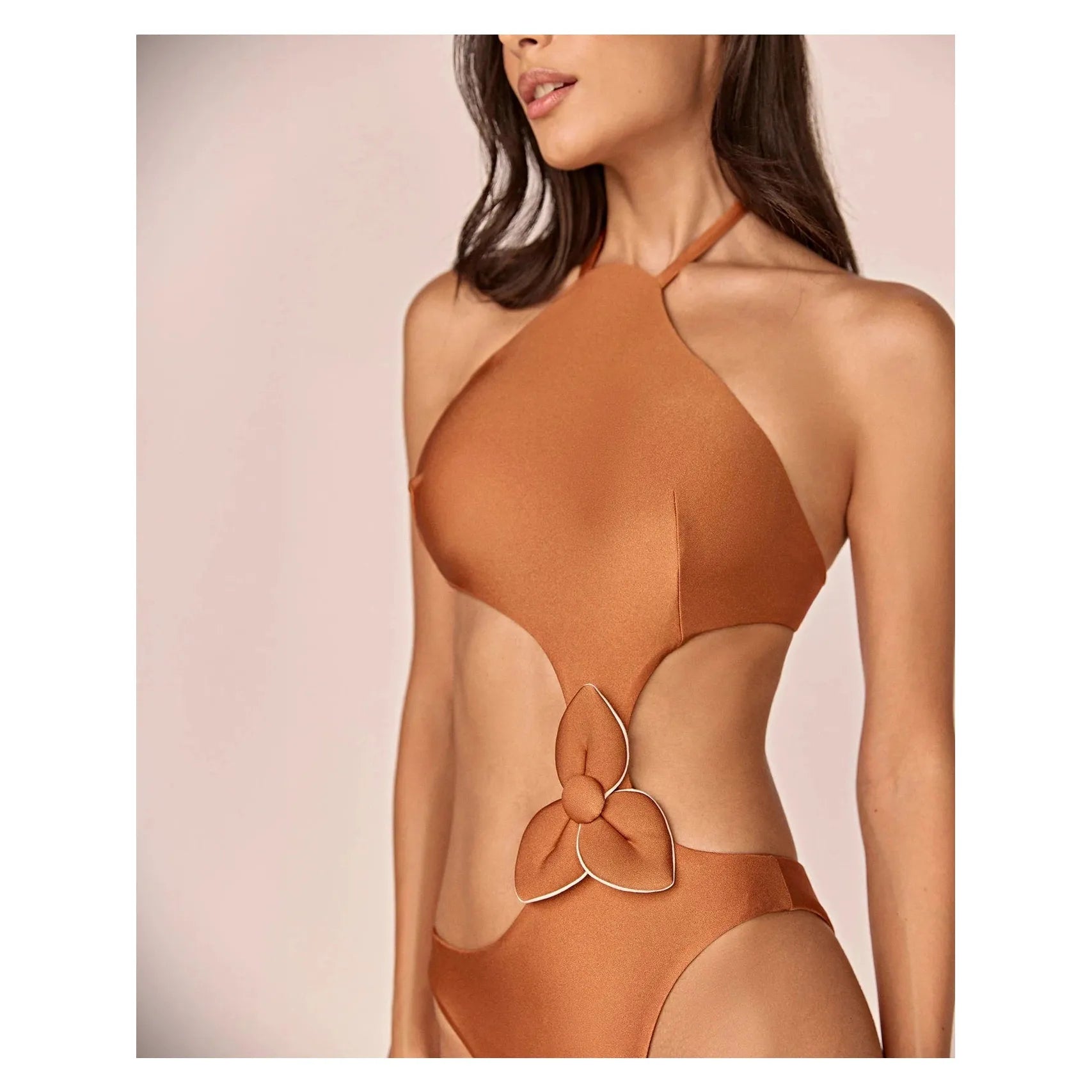 HL ONDA CARYOTA SWIMSUIT - CARAMEL