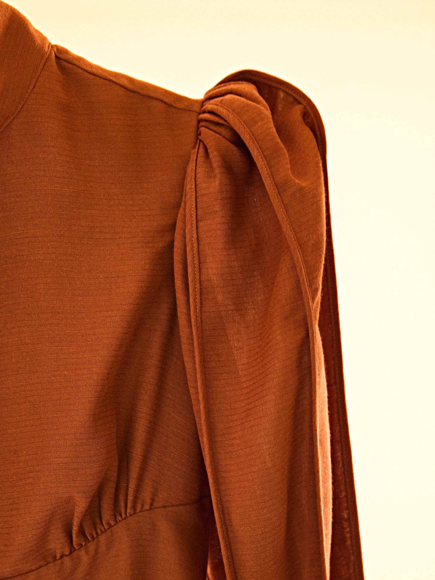 HL CAJU BLOUSE - BROWN