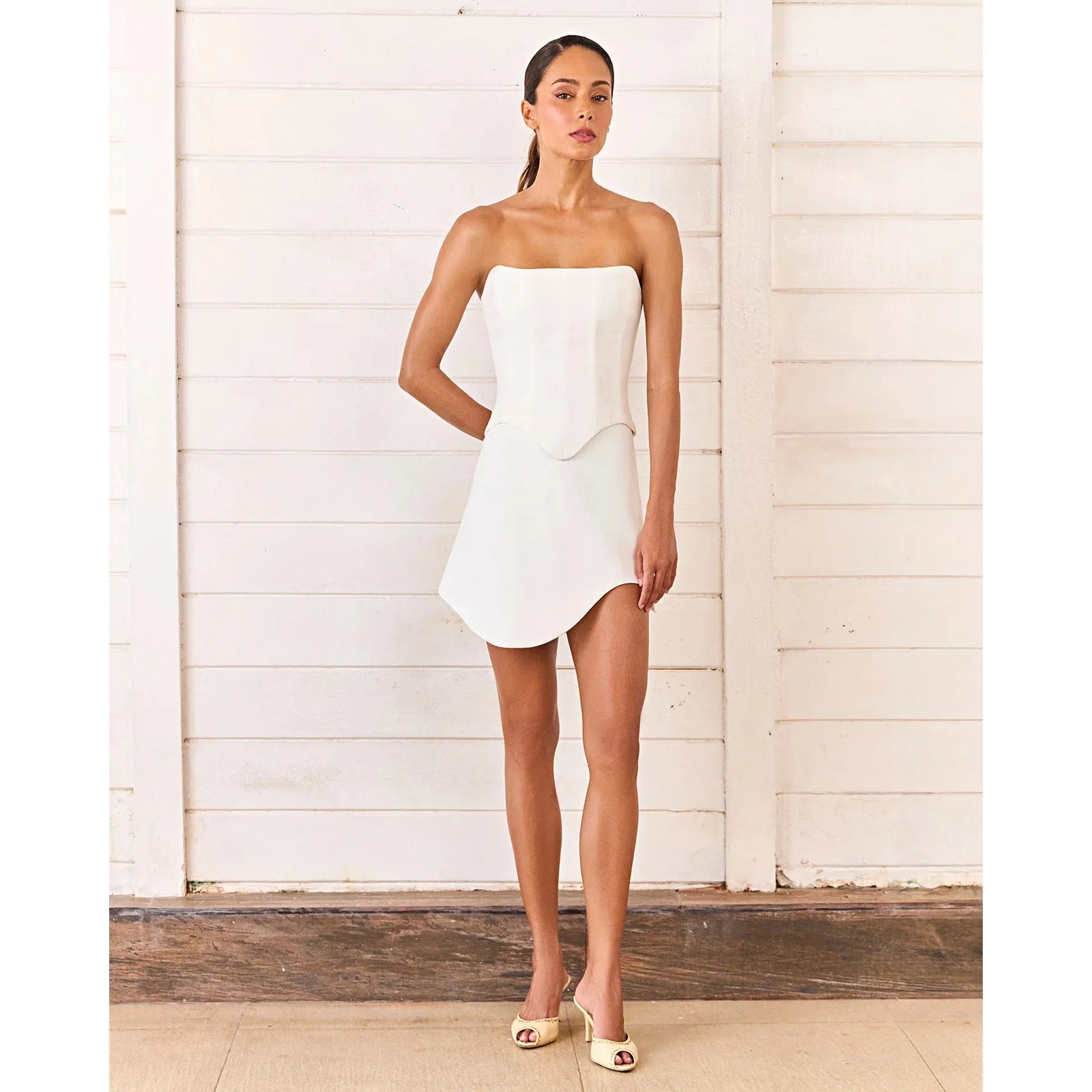 HL SINOUSA SKIRT OFF WHITE