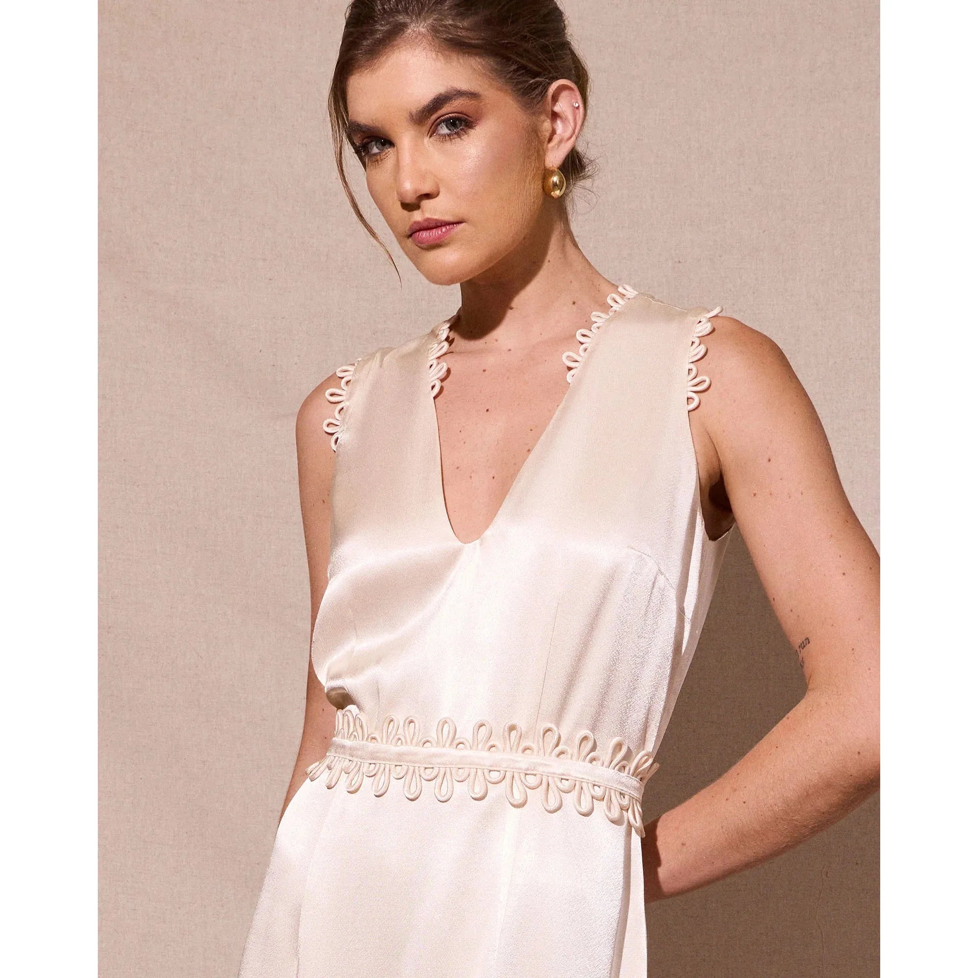 HL ROLOTES SATIN DRESS