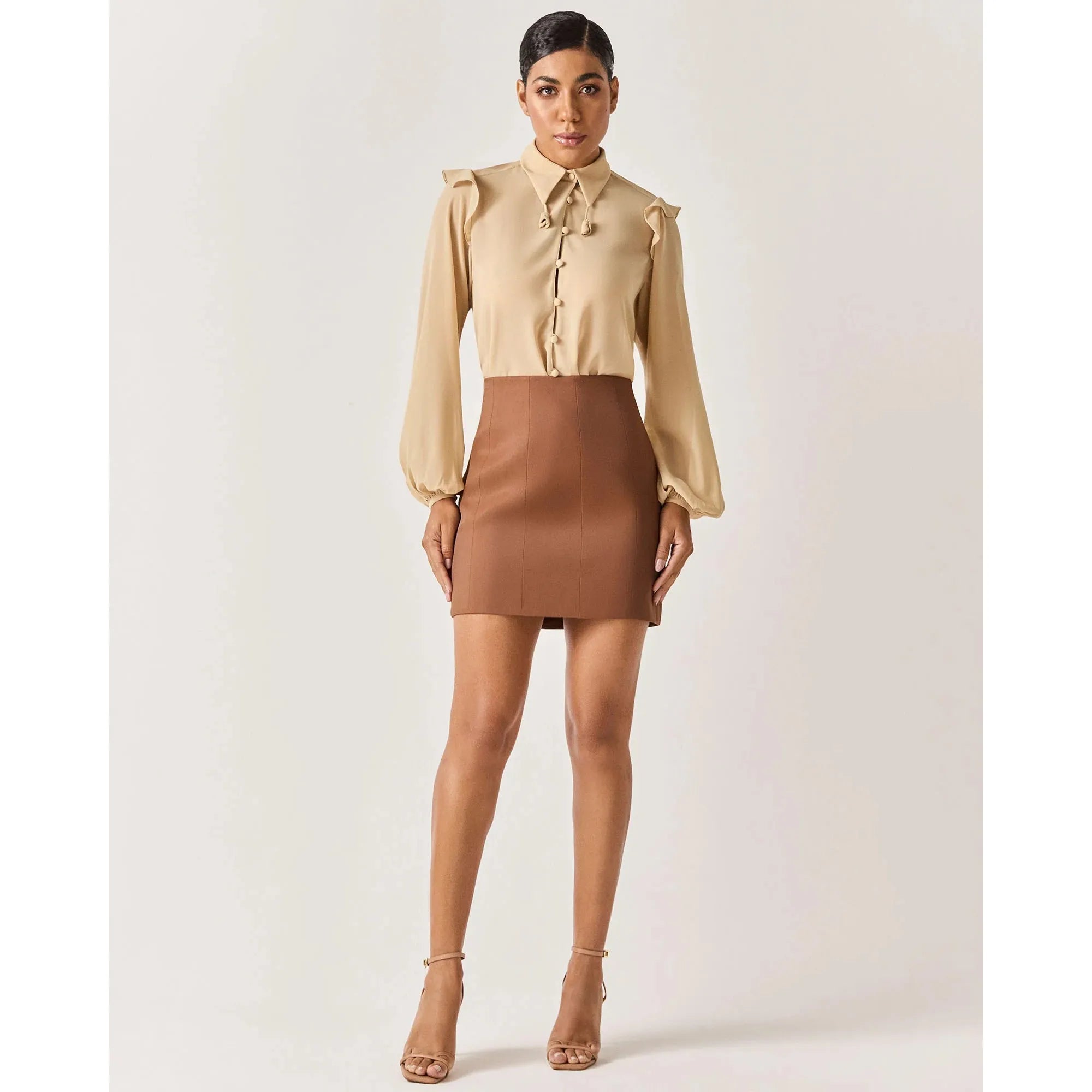HL RIACHO BLOUSE BEIGE