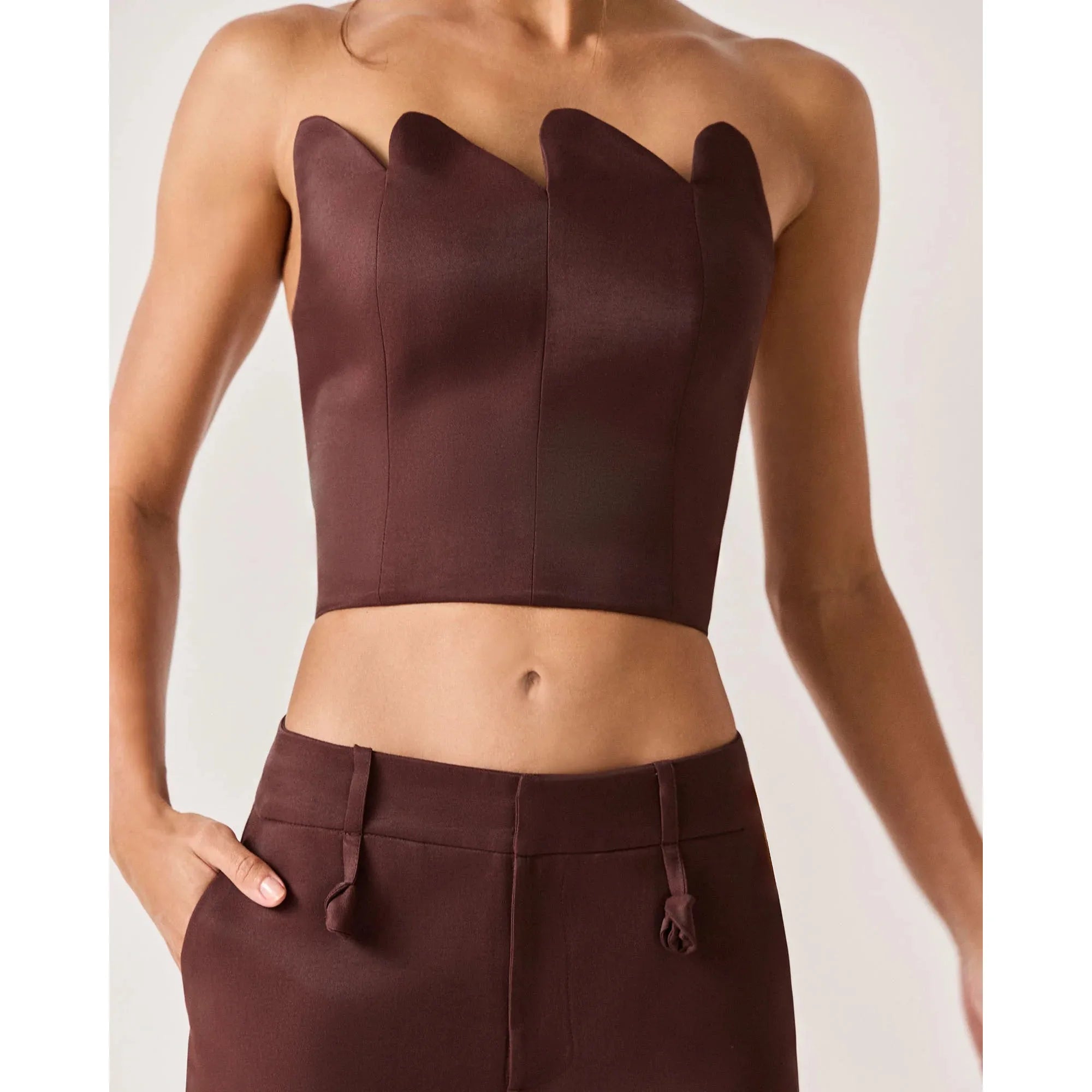 HL MAGELAN CORSET - CAFE