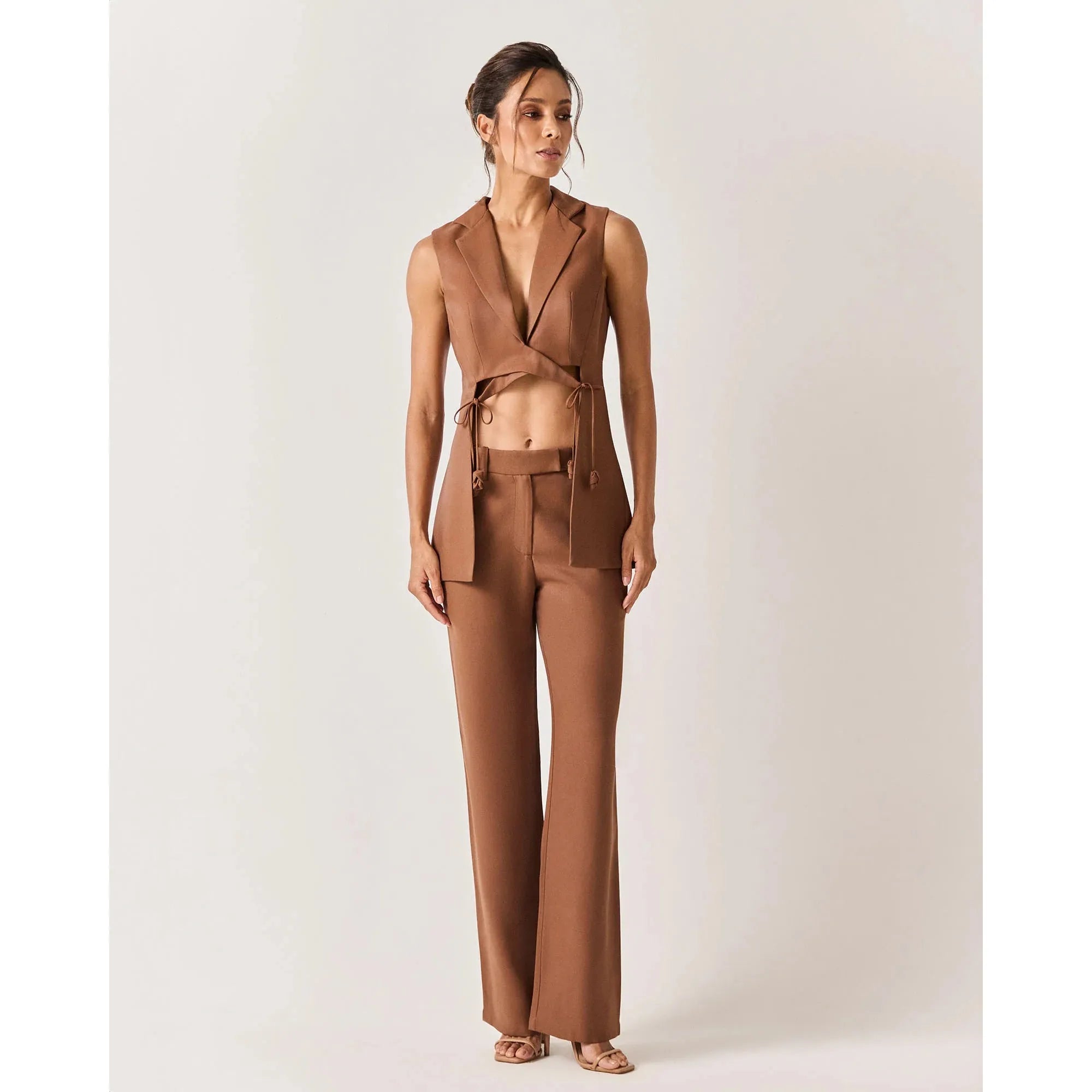 HL BEACH VEST - BROWN