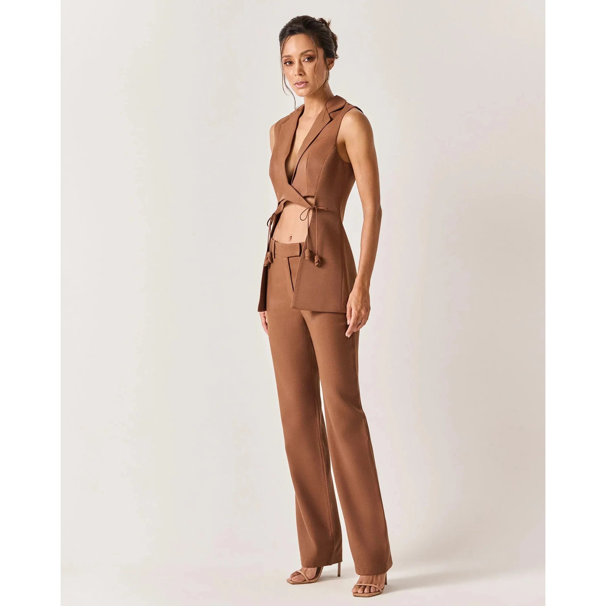 HL BEACH VEST - BROWN