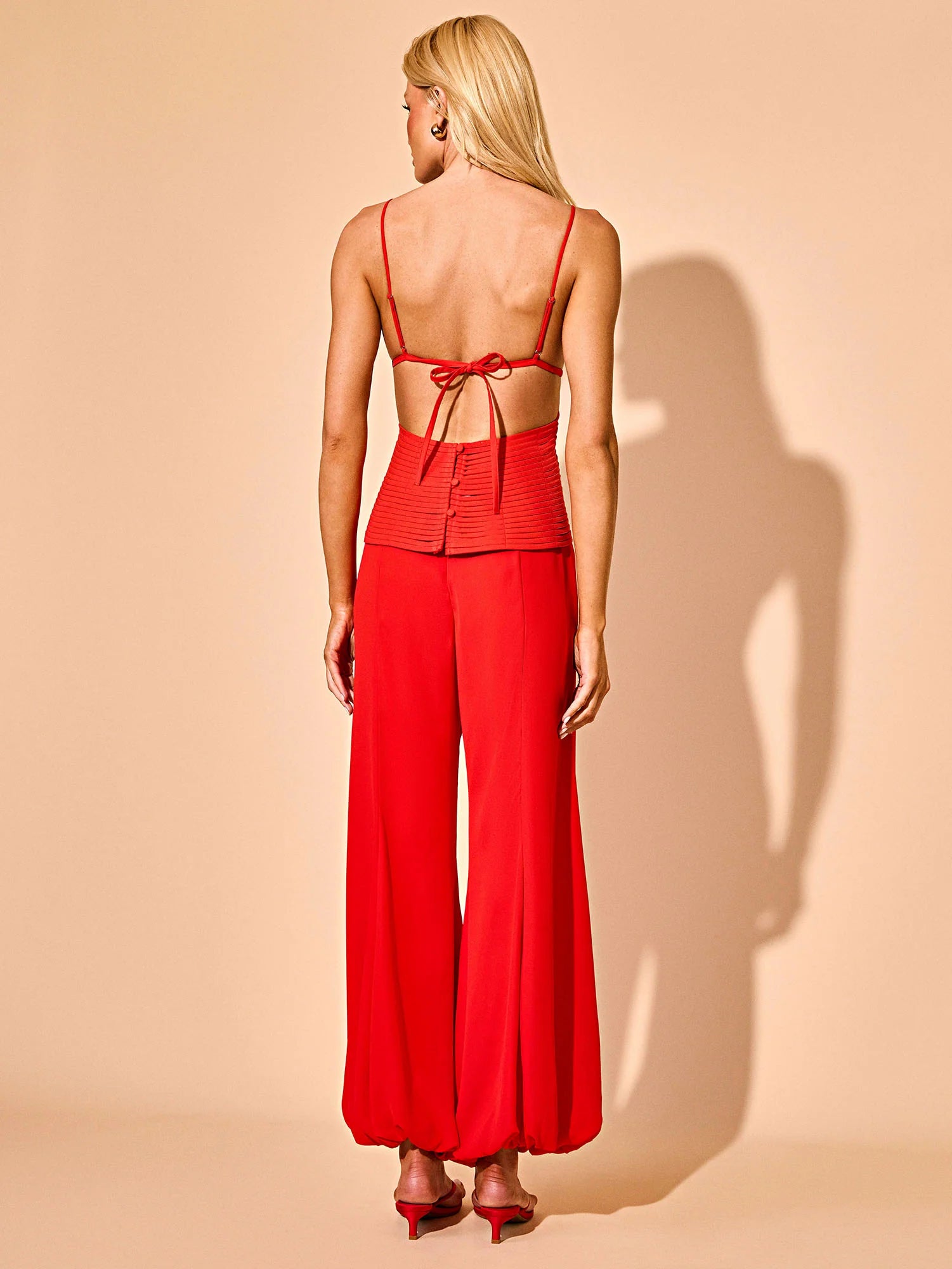 HL BALLOON PANTS - RED