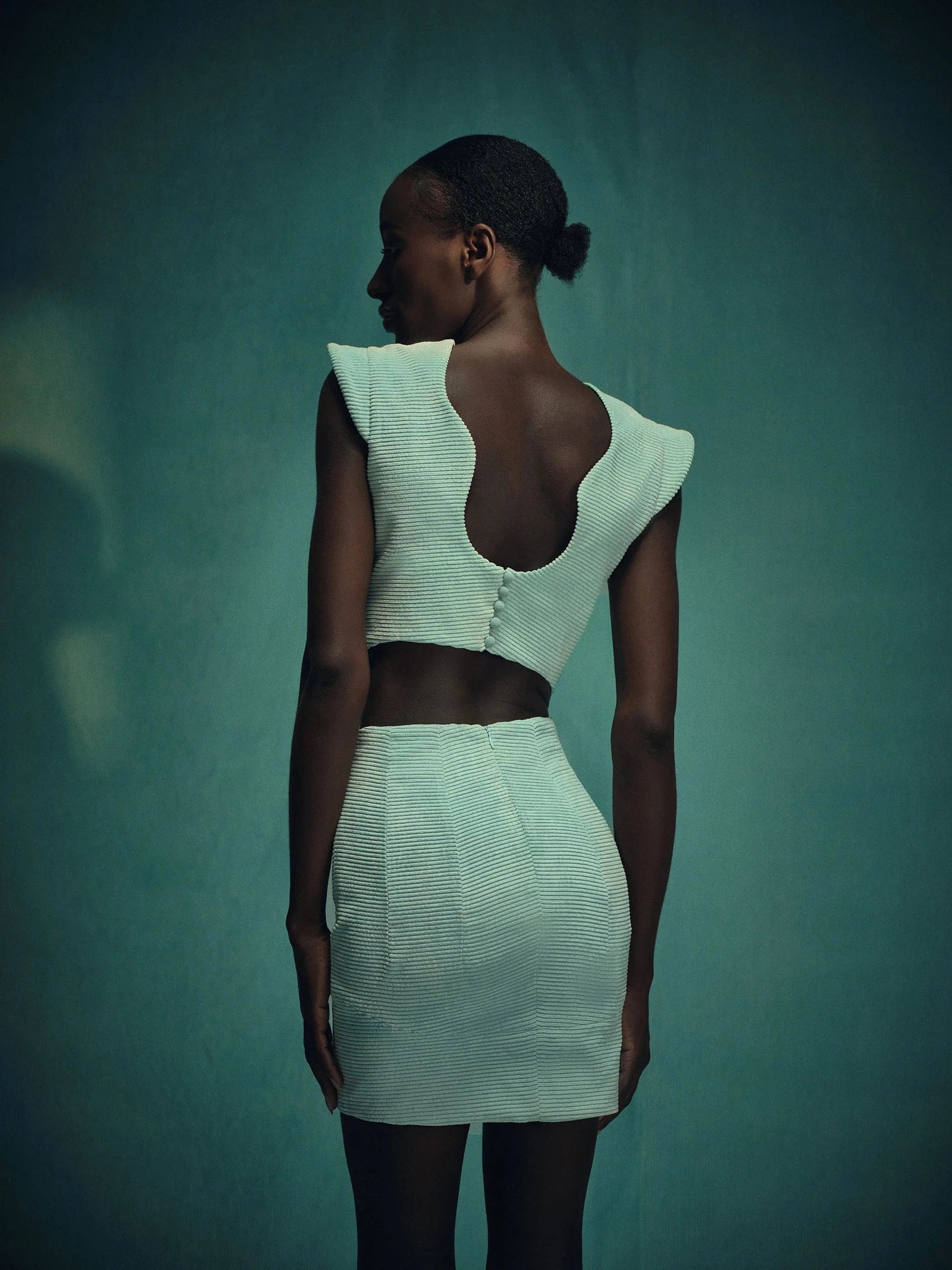 HL MOULAGE SKIRT - MINT