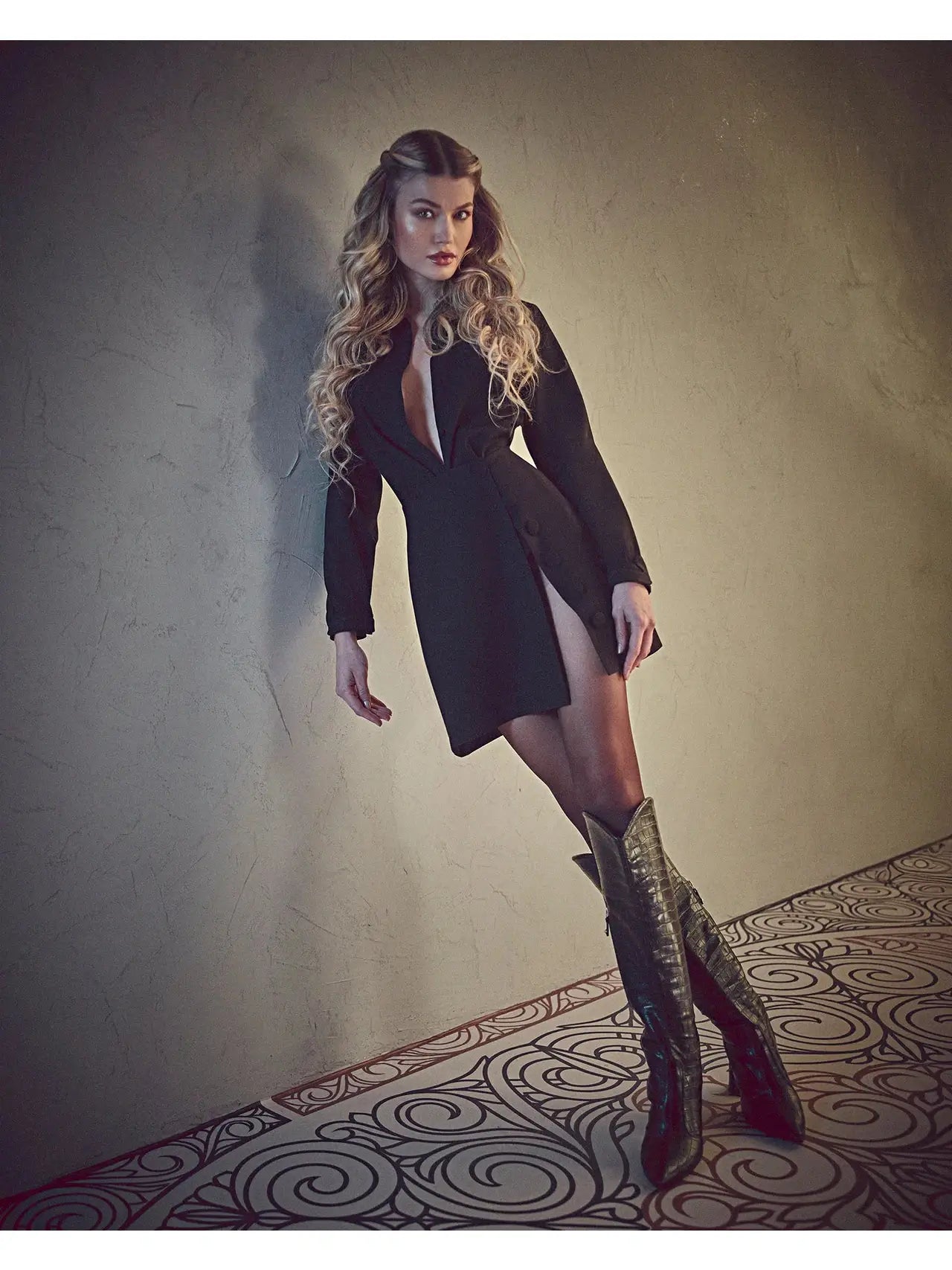 HL SHORT SKIRT BLACK