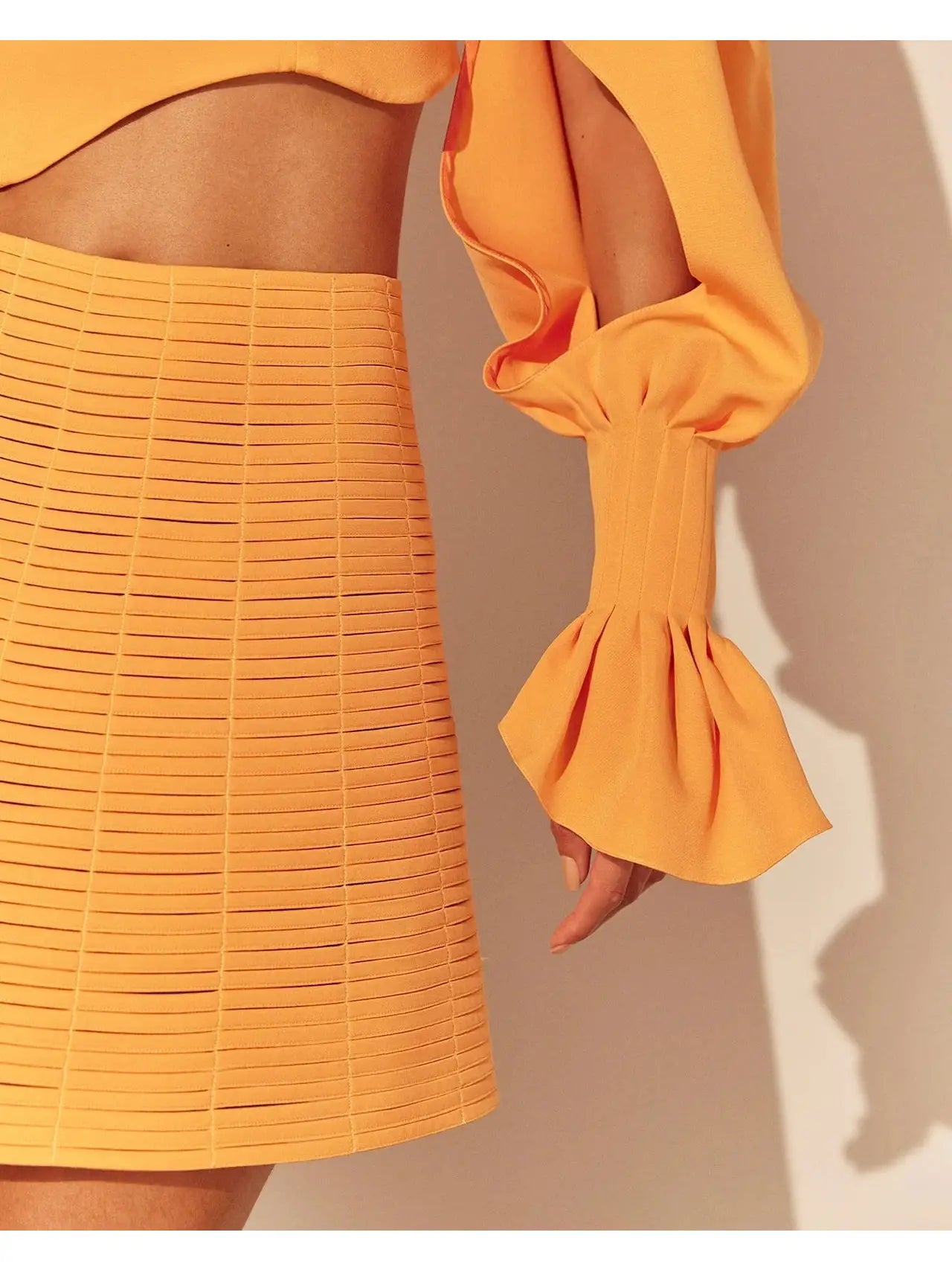 TRAMA CORINGA SKIRT ORANGE