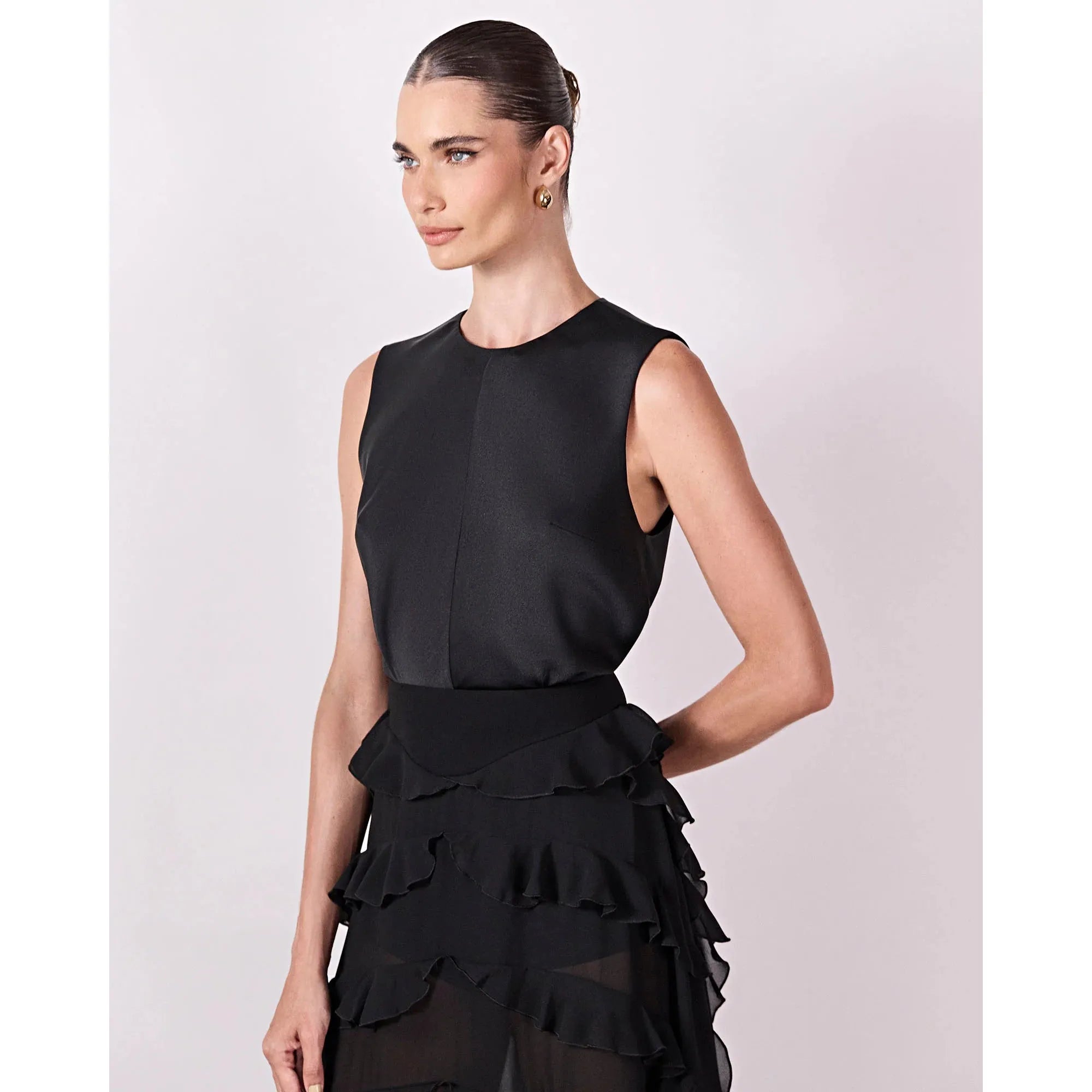 HL ESSENCIAL TOP BLACK