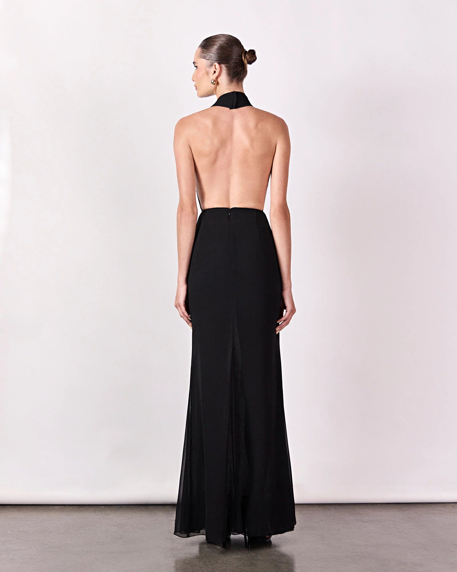HL MERMAID LONG BLACK SKIRT