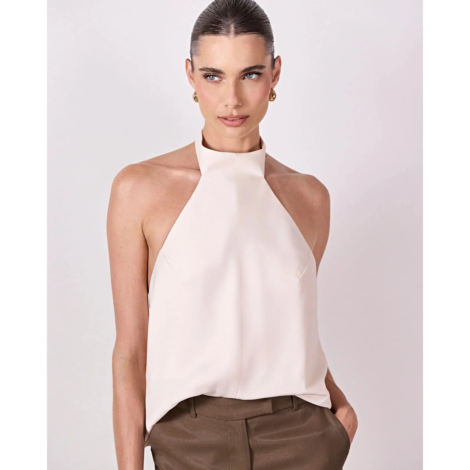 HL LAMPARINA BLOUSE - PEARL