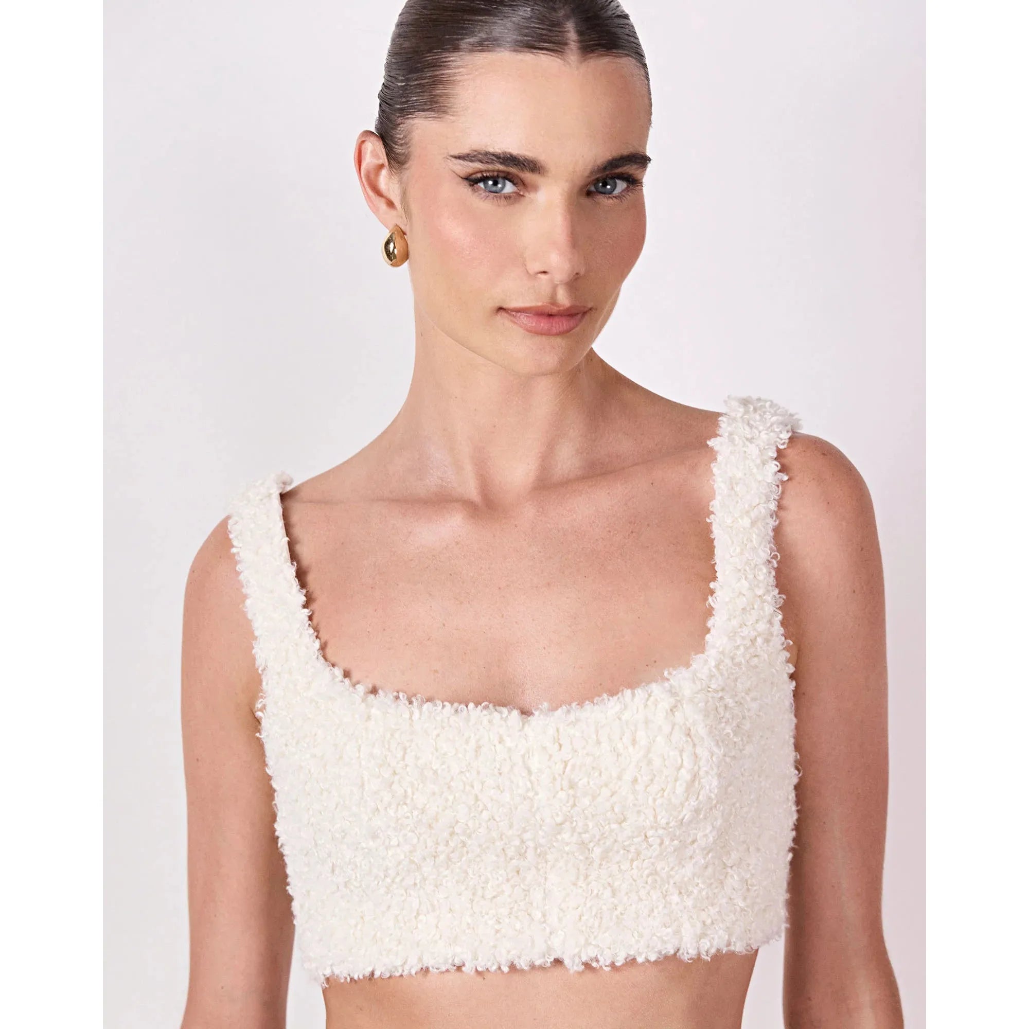 HL TOP MOULAGE LAMB OFF WHITE