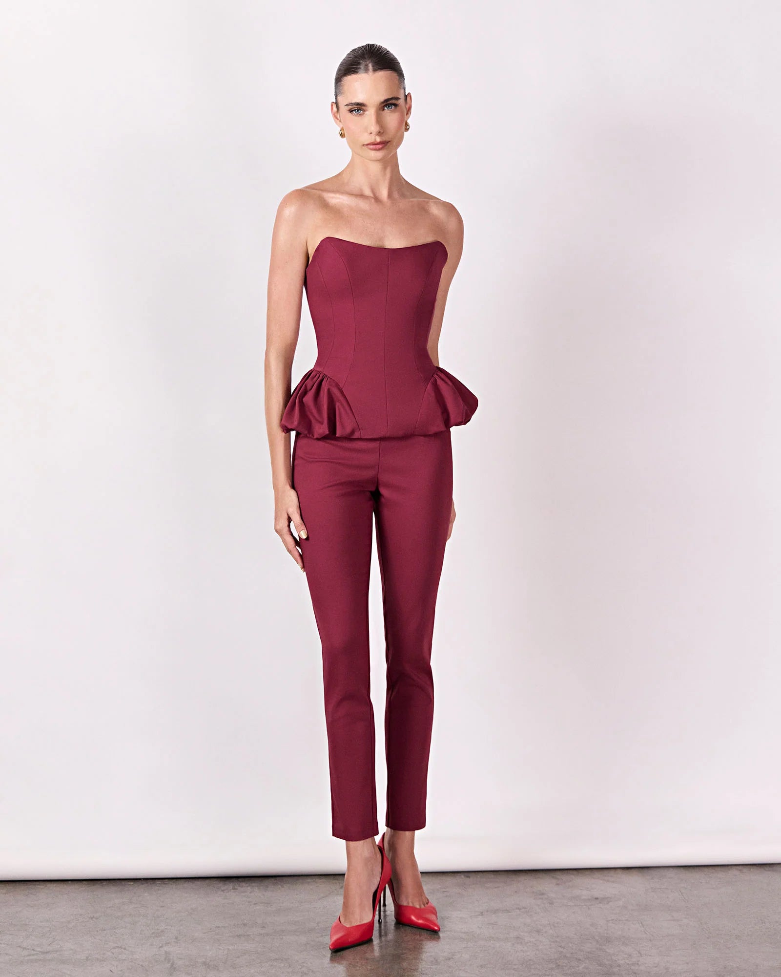 HL CAULE PANTS - WINE