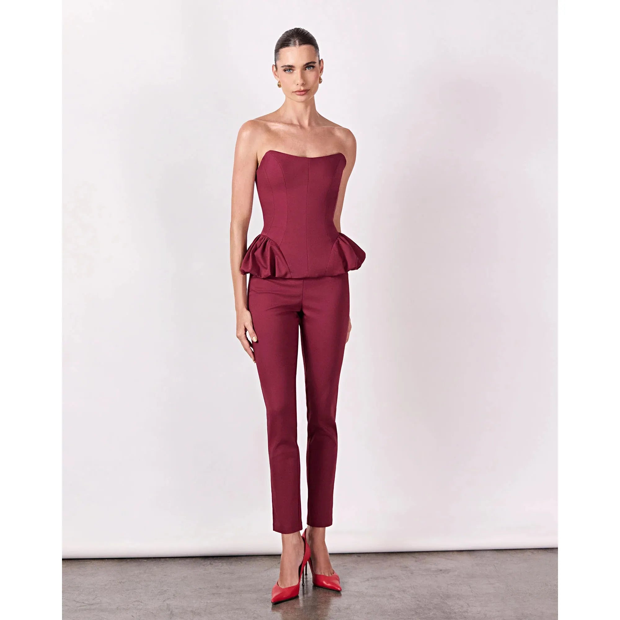 HL CAULE PANTS - WINE