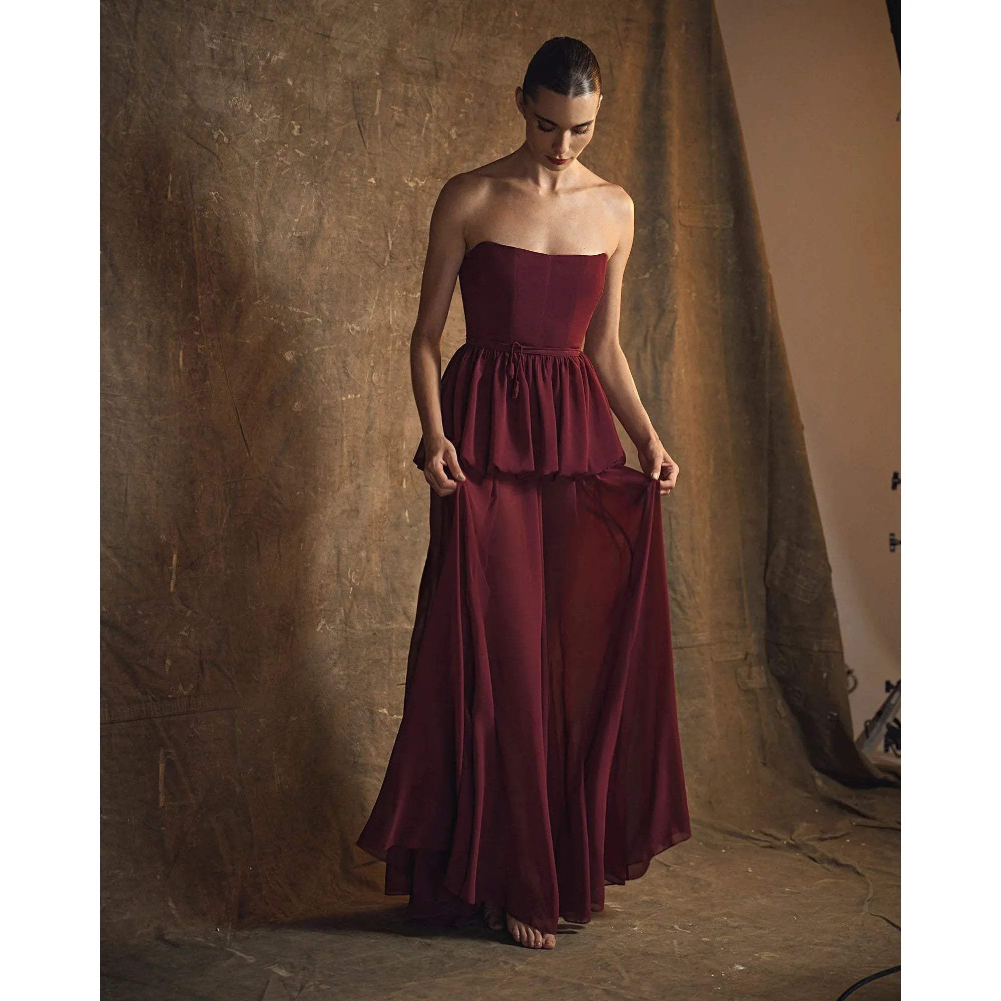 HL LONG CAULE DRESS