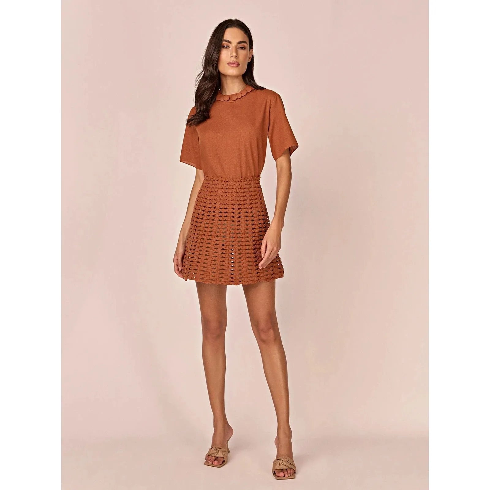 HL CESTARIA SKIRT BROWN