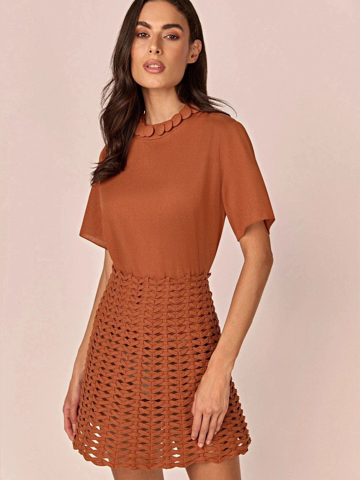 HL CESTARIA SKIRT BROWN