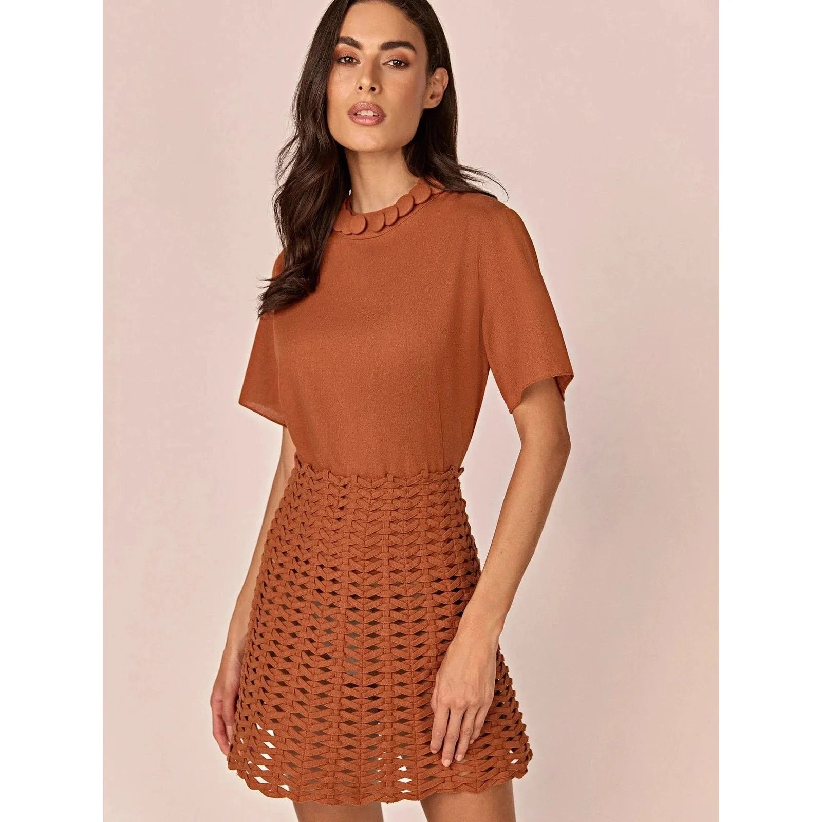 HL CESTARIA SKIRT BROWN
