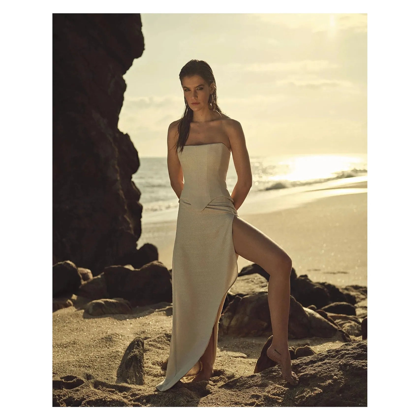 HL NATURAL SPARK LONG SKIRT