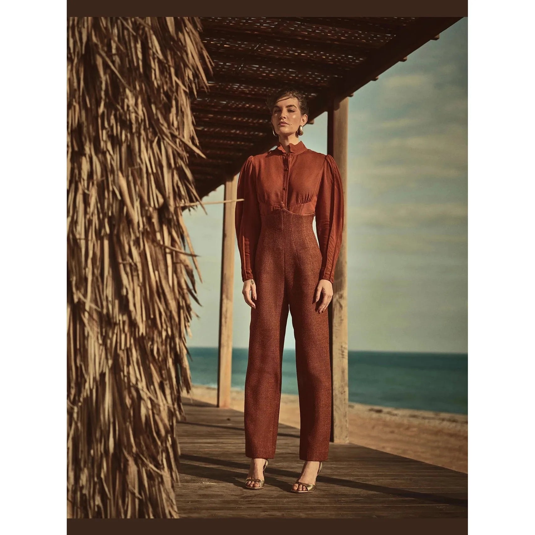HL CAJU BLOUSE TERRA