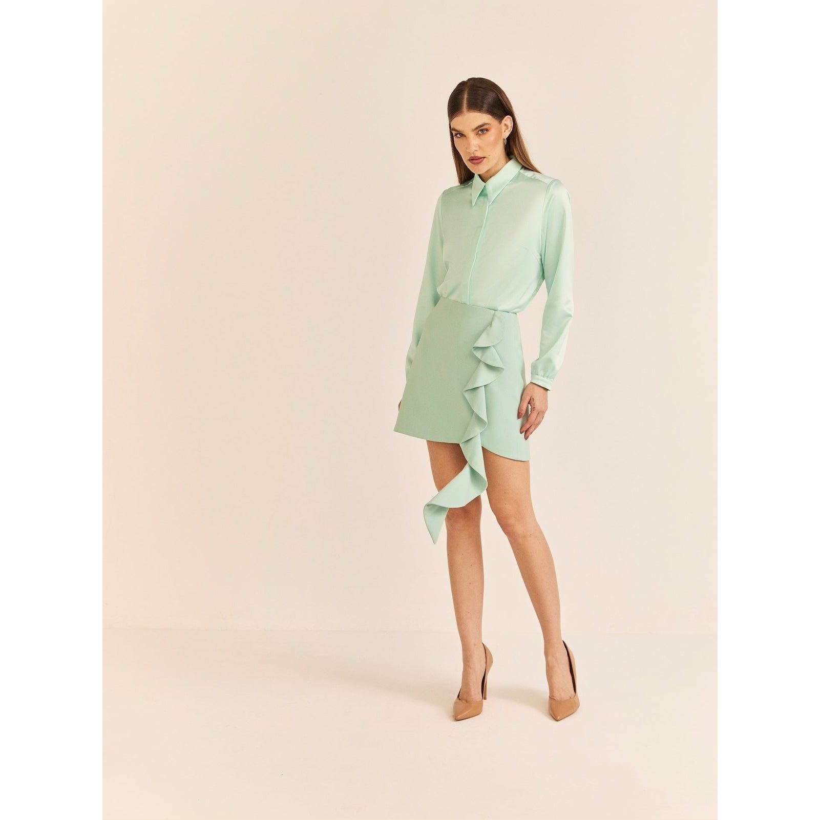 HL CASCATA SKIRT MINT