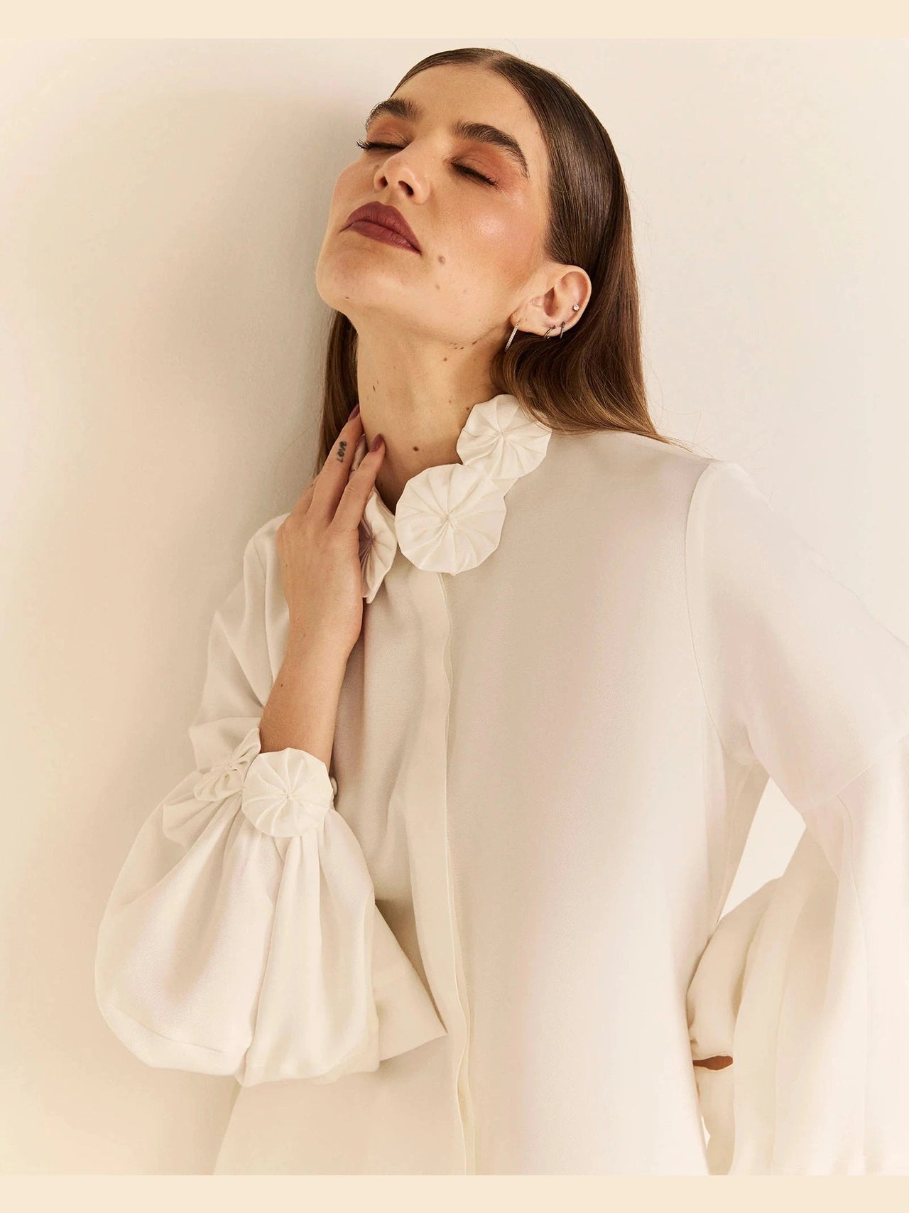 HL FUXIO BLOUSE WHITE