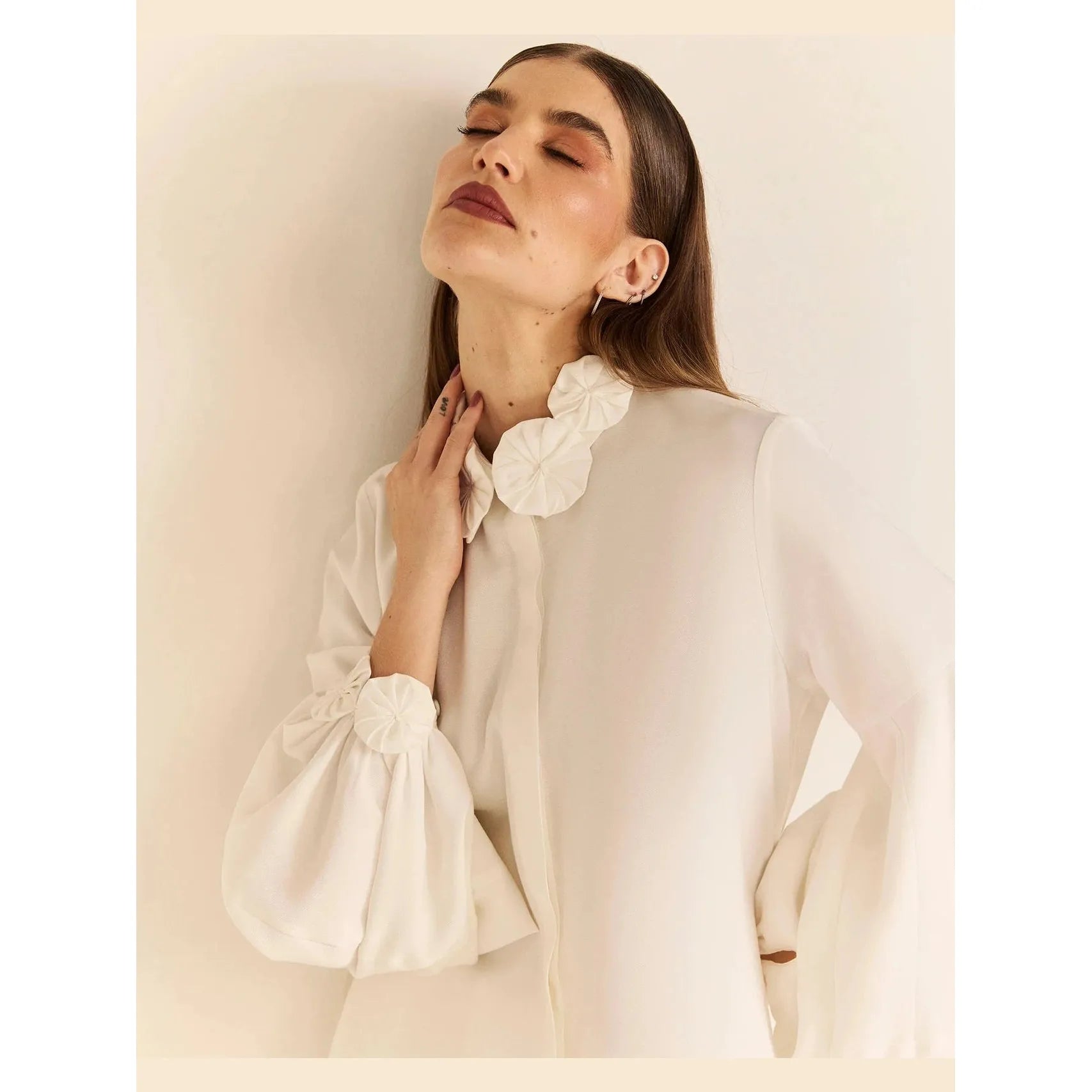 HL FUXIO BLOUSE WHITE