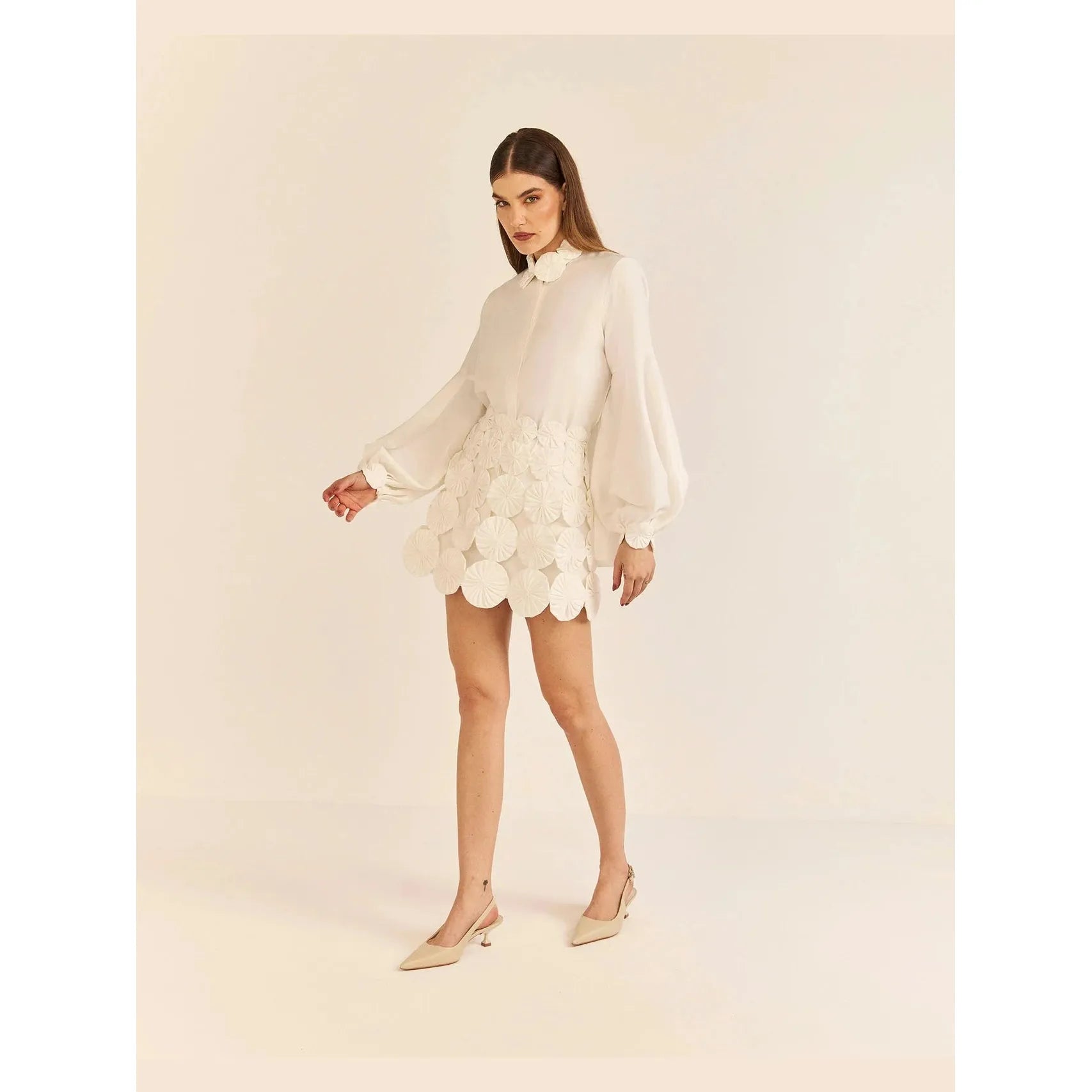 HL FUXIO BLOUSE WHITE